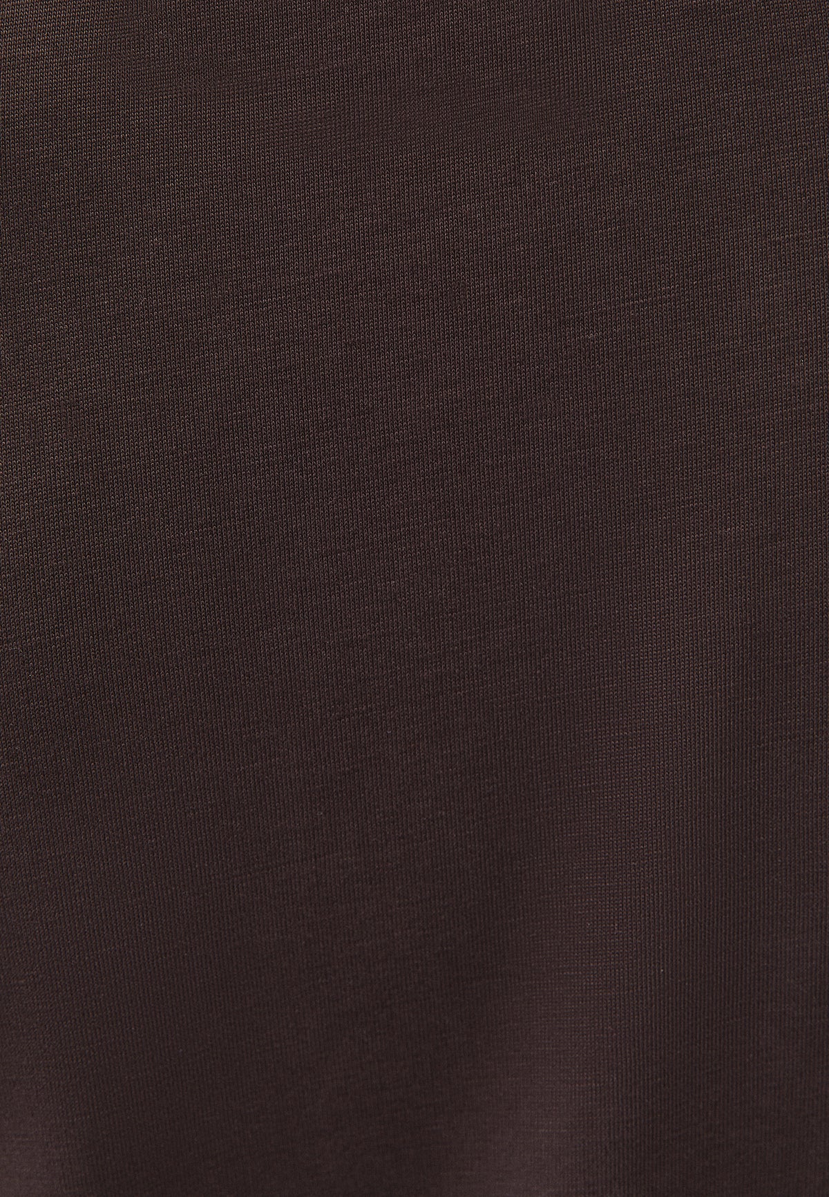 Short Sleeve V Neck T-Shirt - Brown