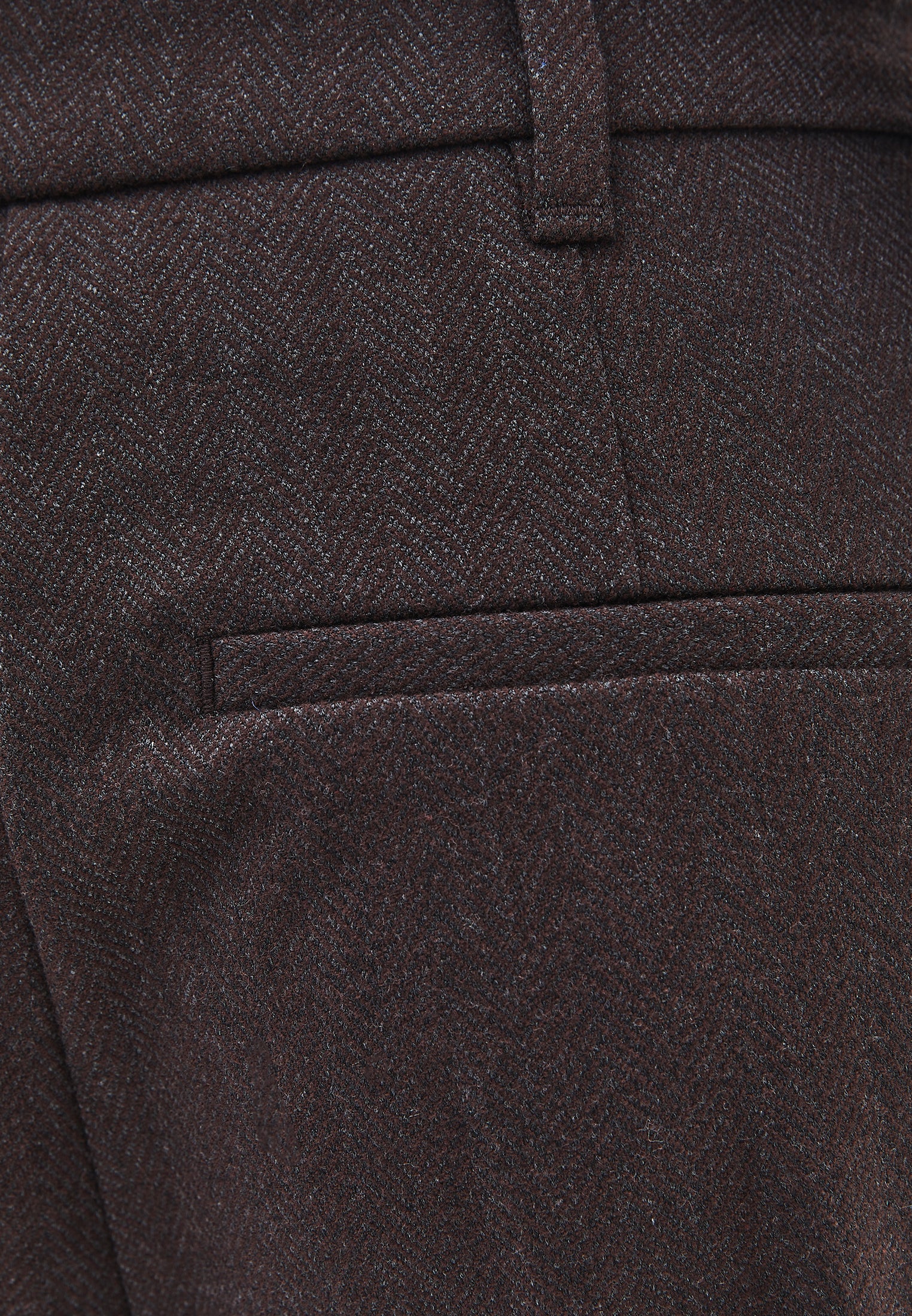 Pleated wide leg pants - CHOCOLATE TORTE