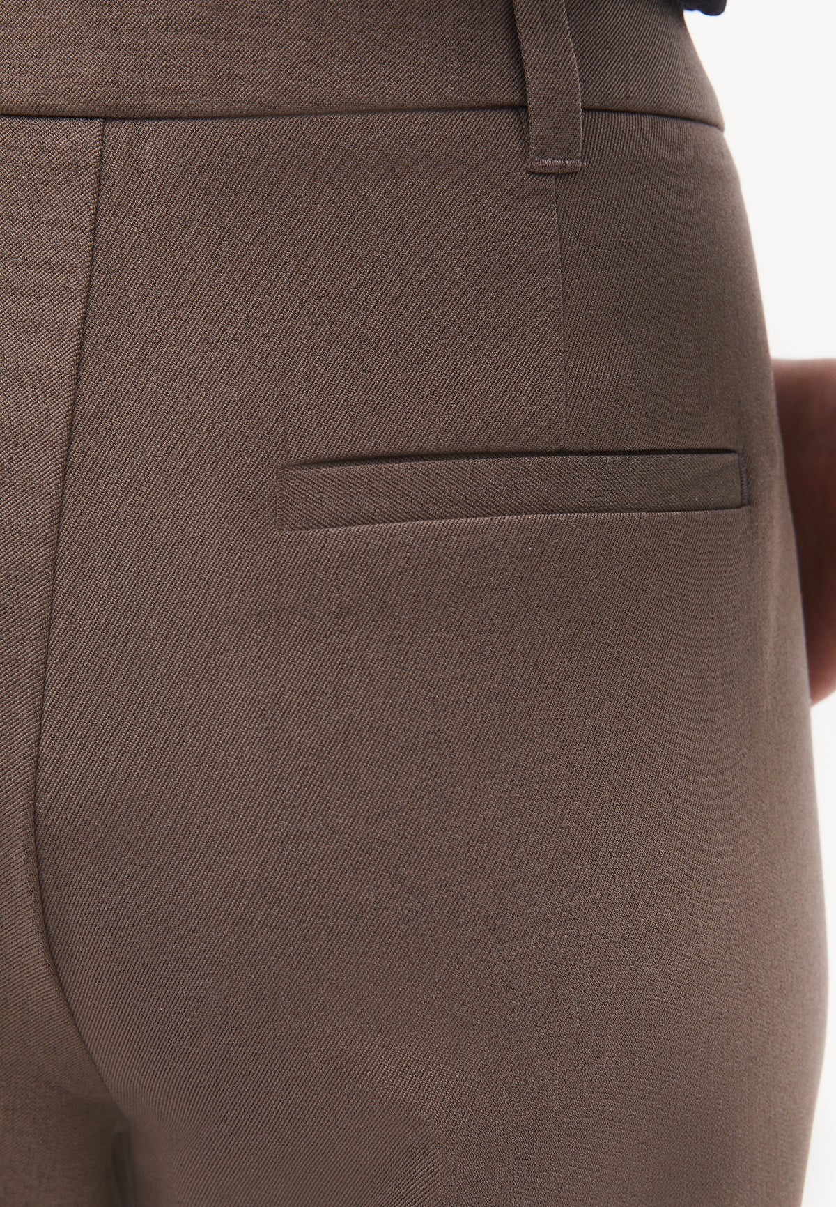 Pleated Wide Leg Pants - CINDER MELANGE
