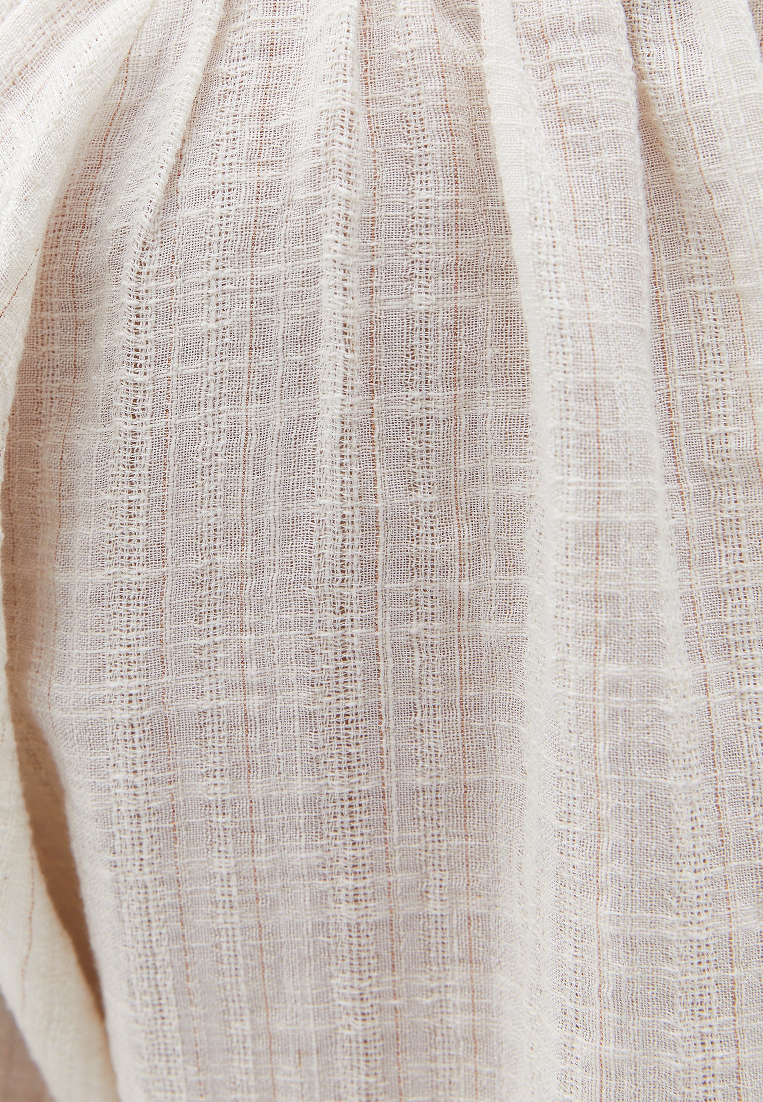 Sleeved blouse - COPPER GLITTER STRIPE