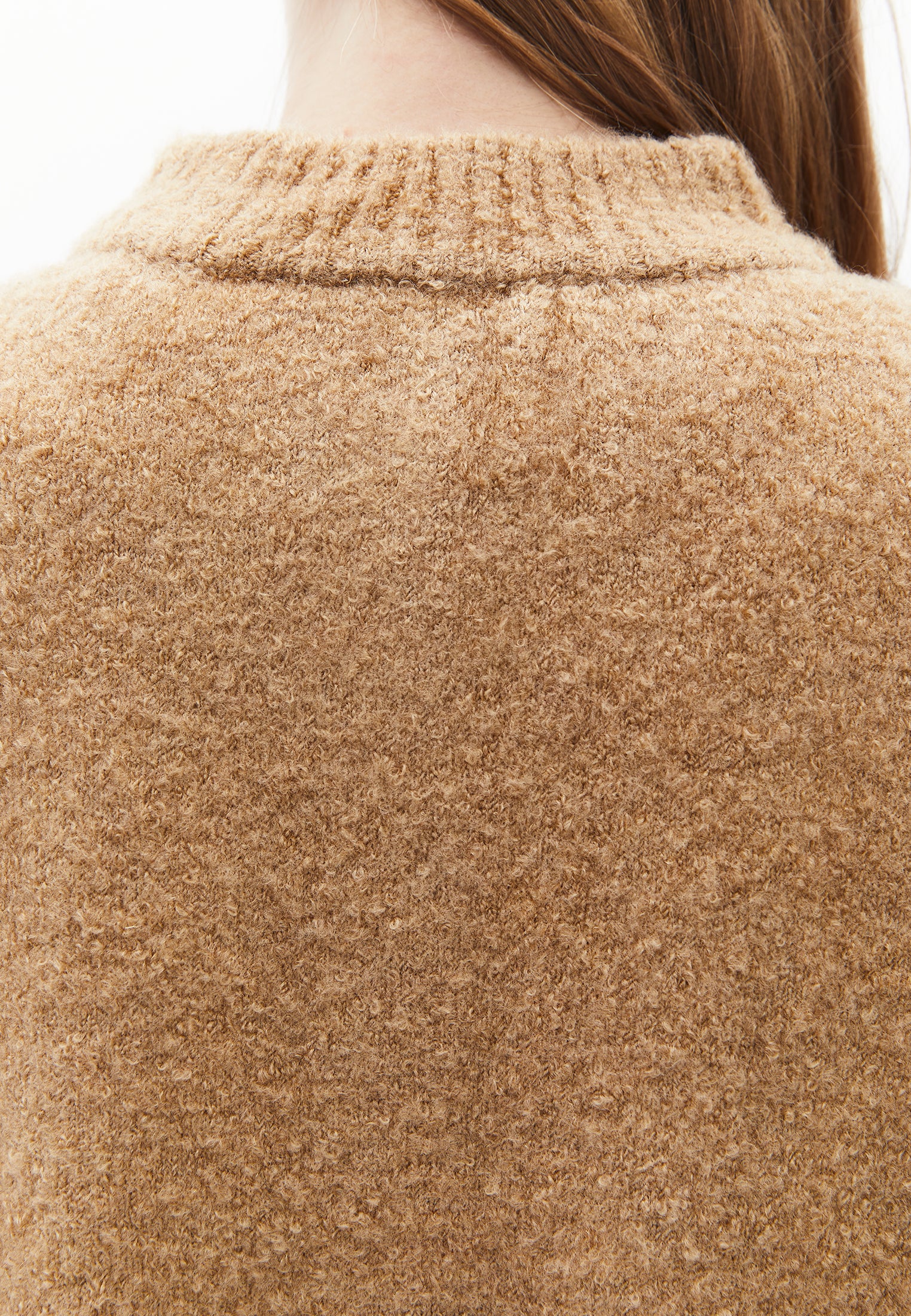 LONG-SLEEVE SOFT CARDIGAN - CURDS WHEY