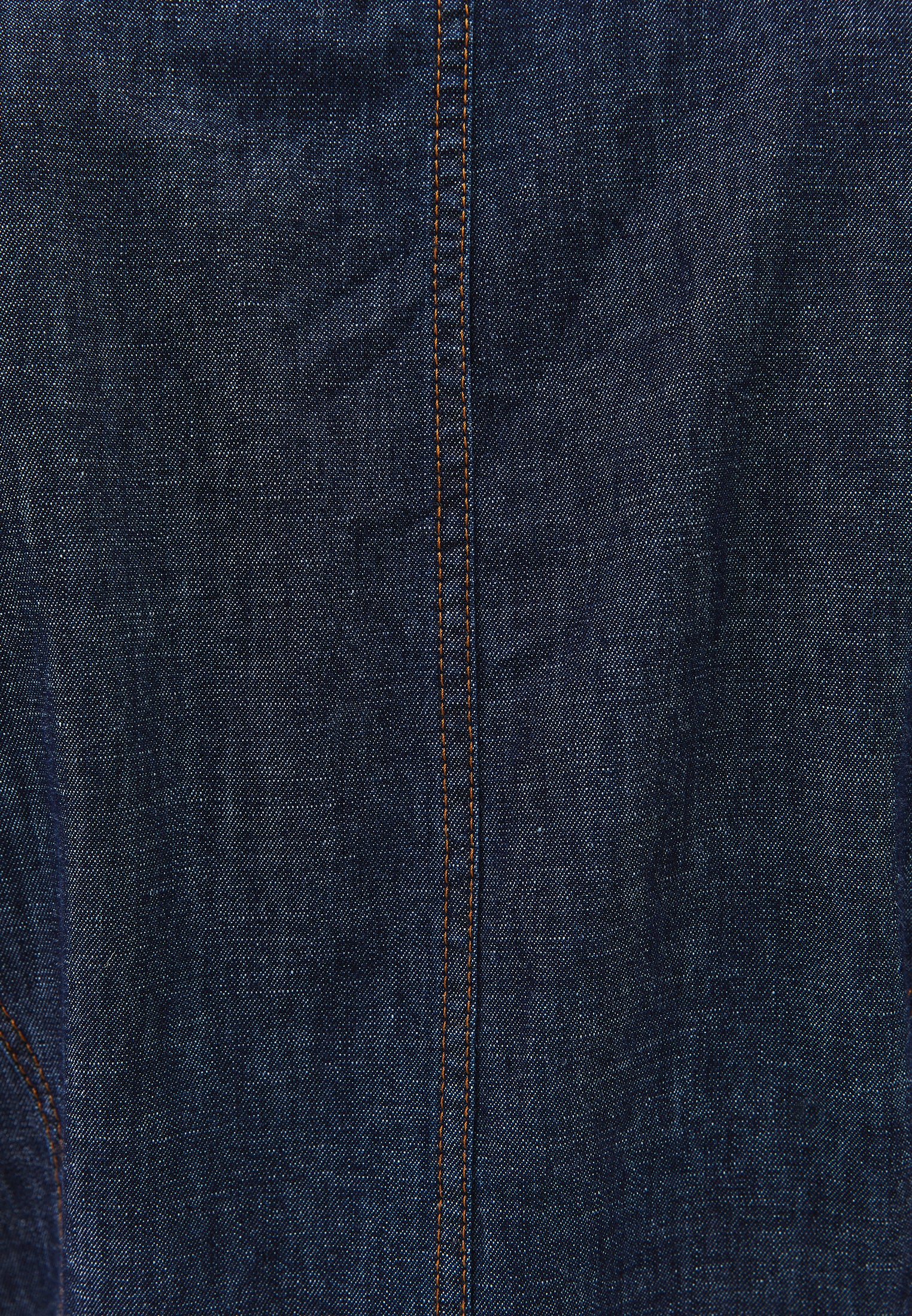 A-Line Short Sleeve V-Neck Button Detail Dress - DARK BLUE