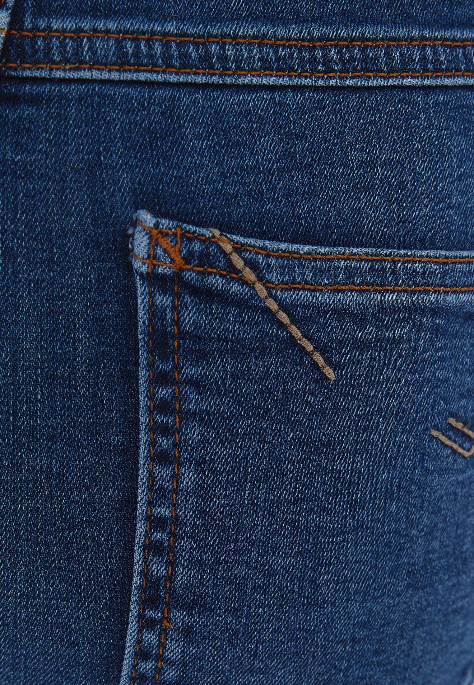 Short spanish leg pants - DARK DENIM