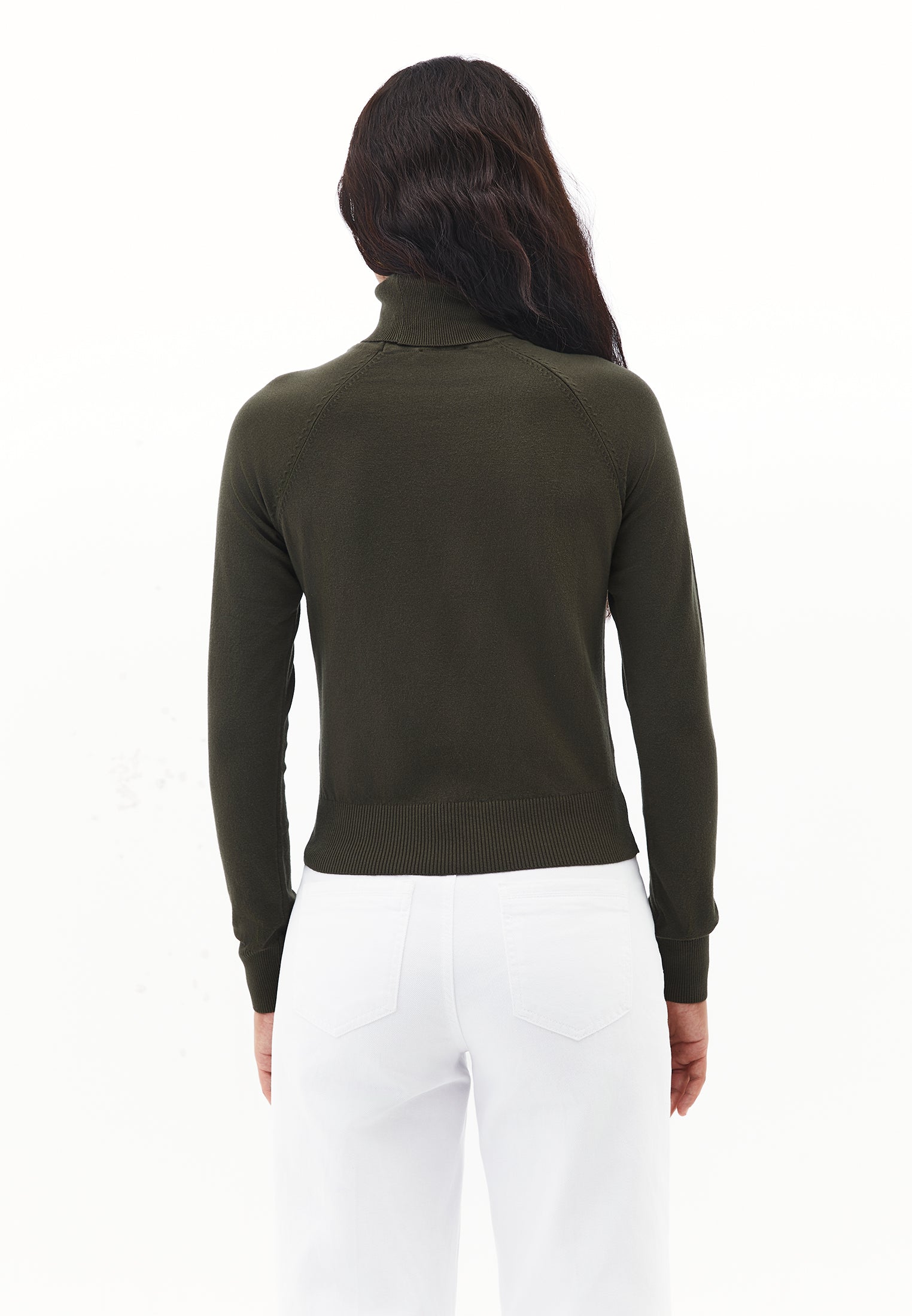 SLIM FIT TURTLENECK SWEATER - DEEP DEPTHS