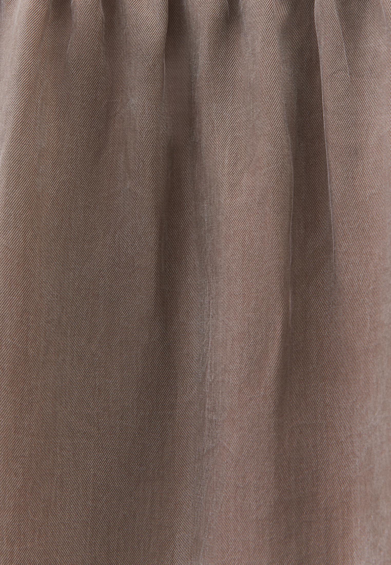 Long A-Line Dress With Straps - DESERT TAUPE