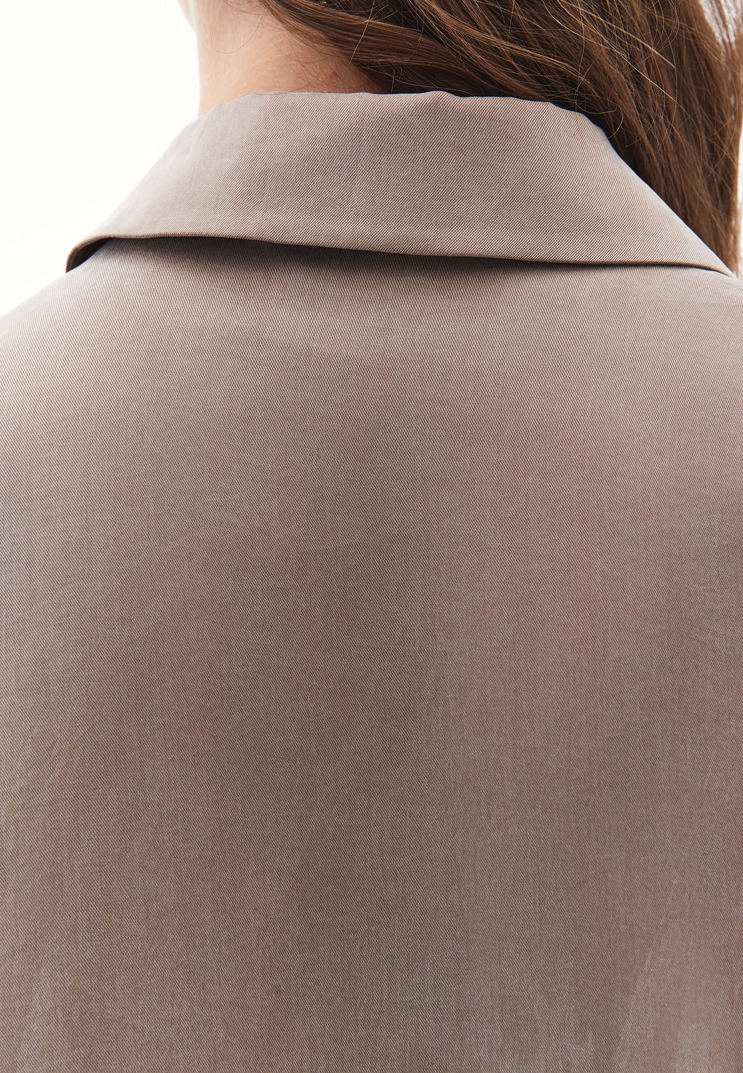 Tencel buttoned shirt - DESERT TAUPE