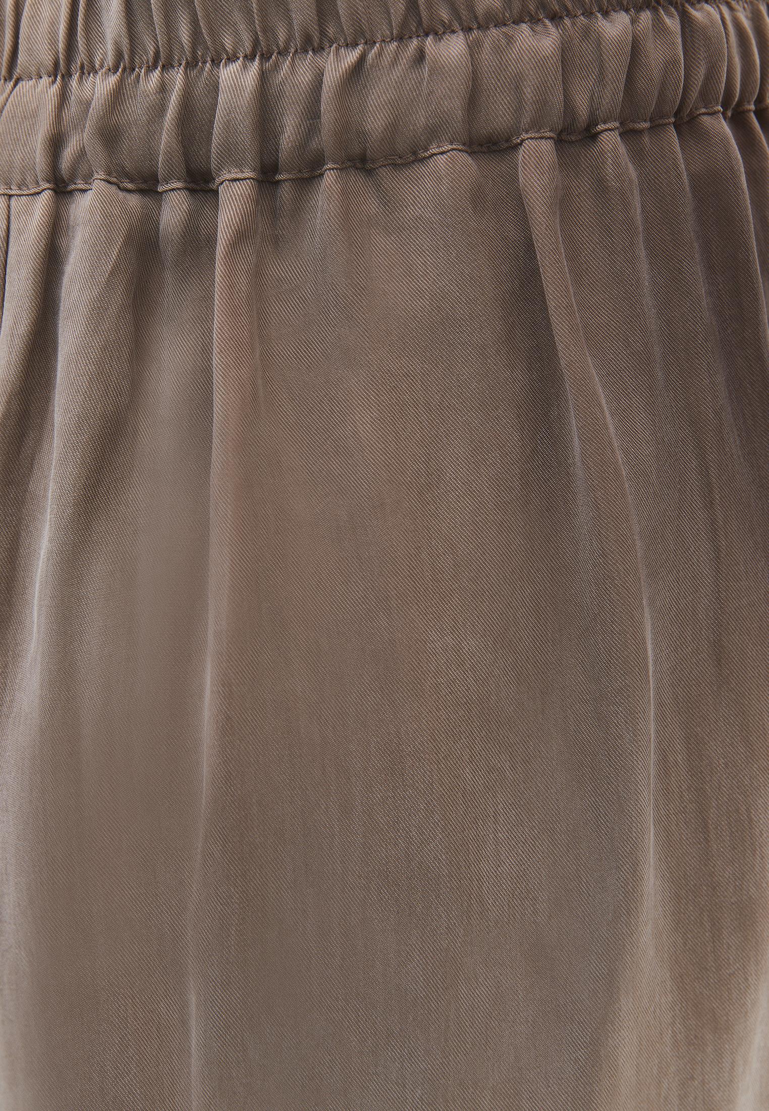 Ultra High Waist Straight Pants With Button Detail - DESERT TAUPE
