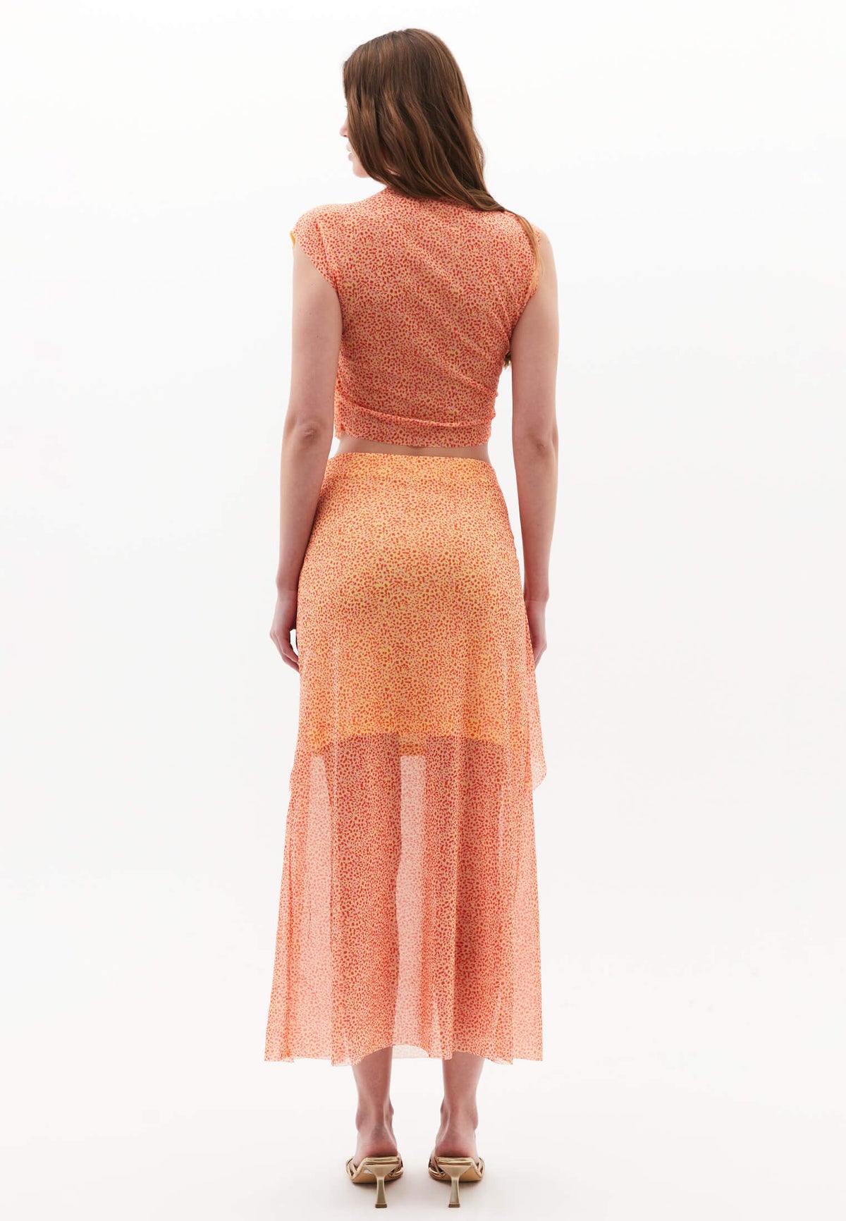 High Waist Skirt - Mix Color