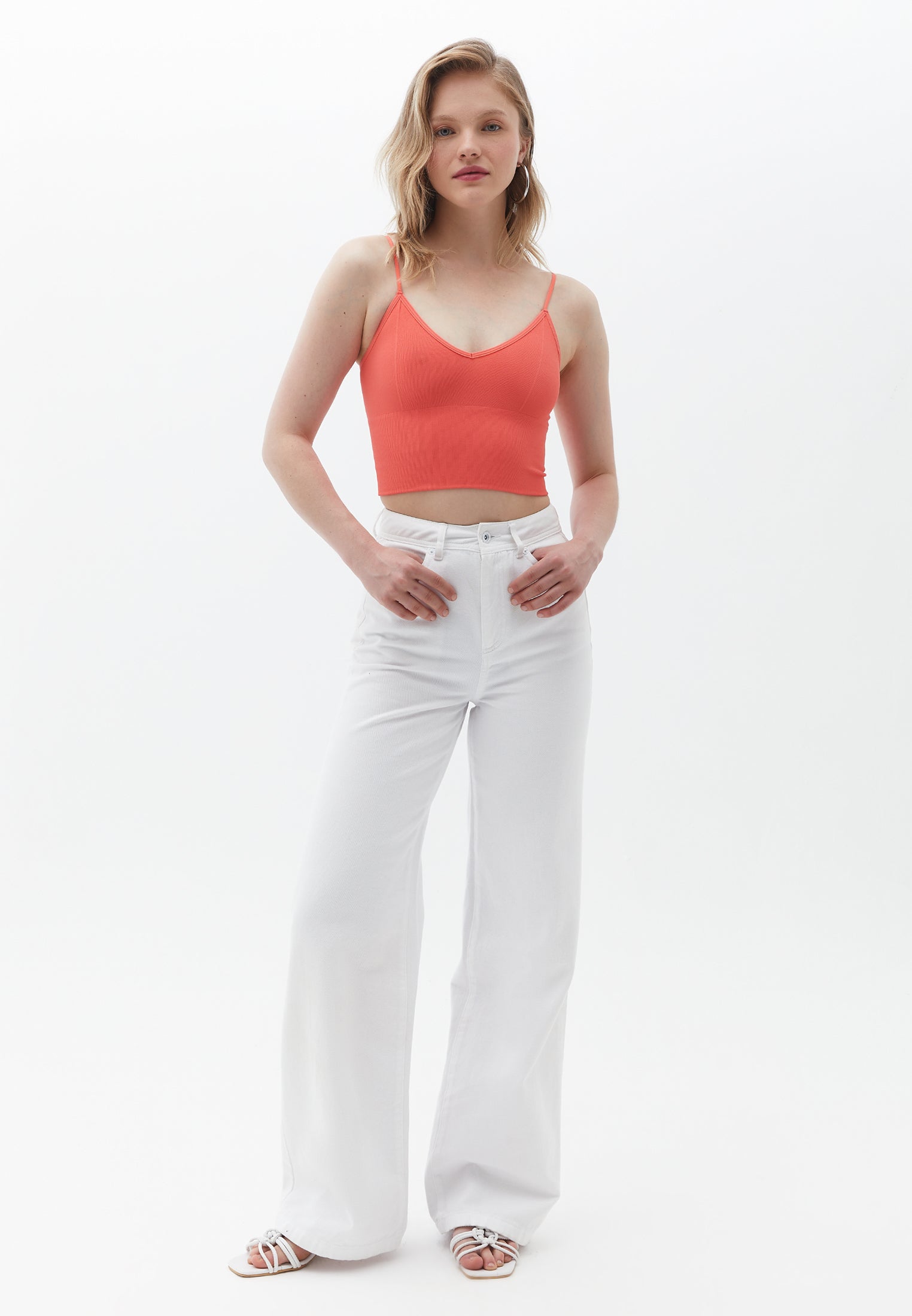 Seamless v neck crop - DUBARRY