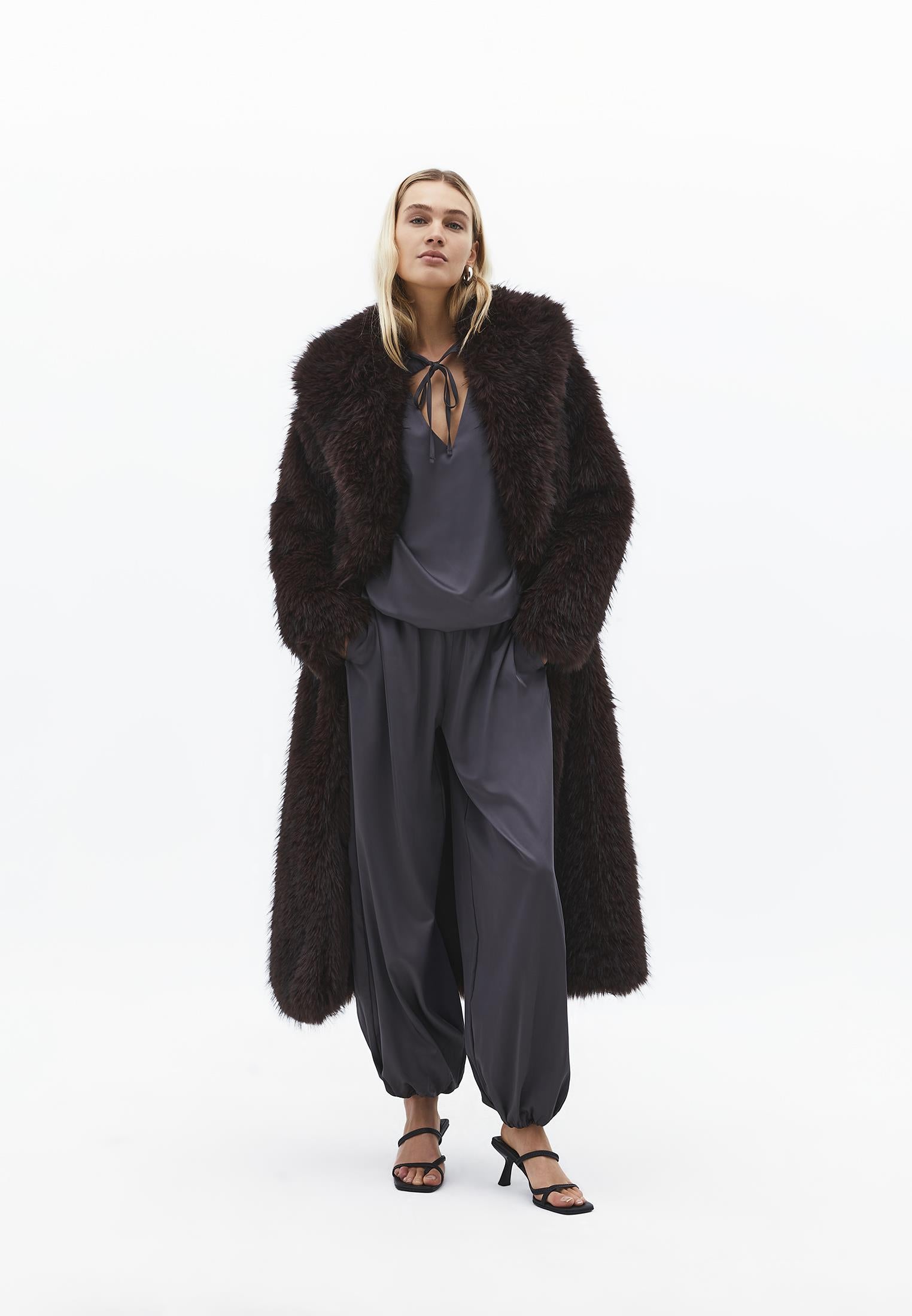 Oversize High Waist Balloon Form Jogger Pants - EIFFEL TOWER