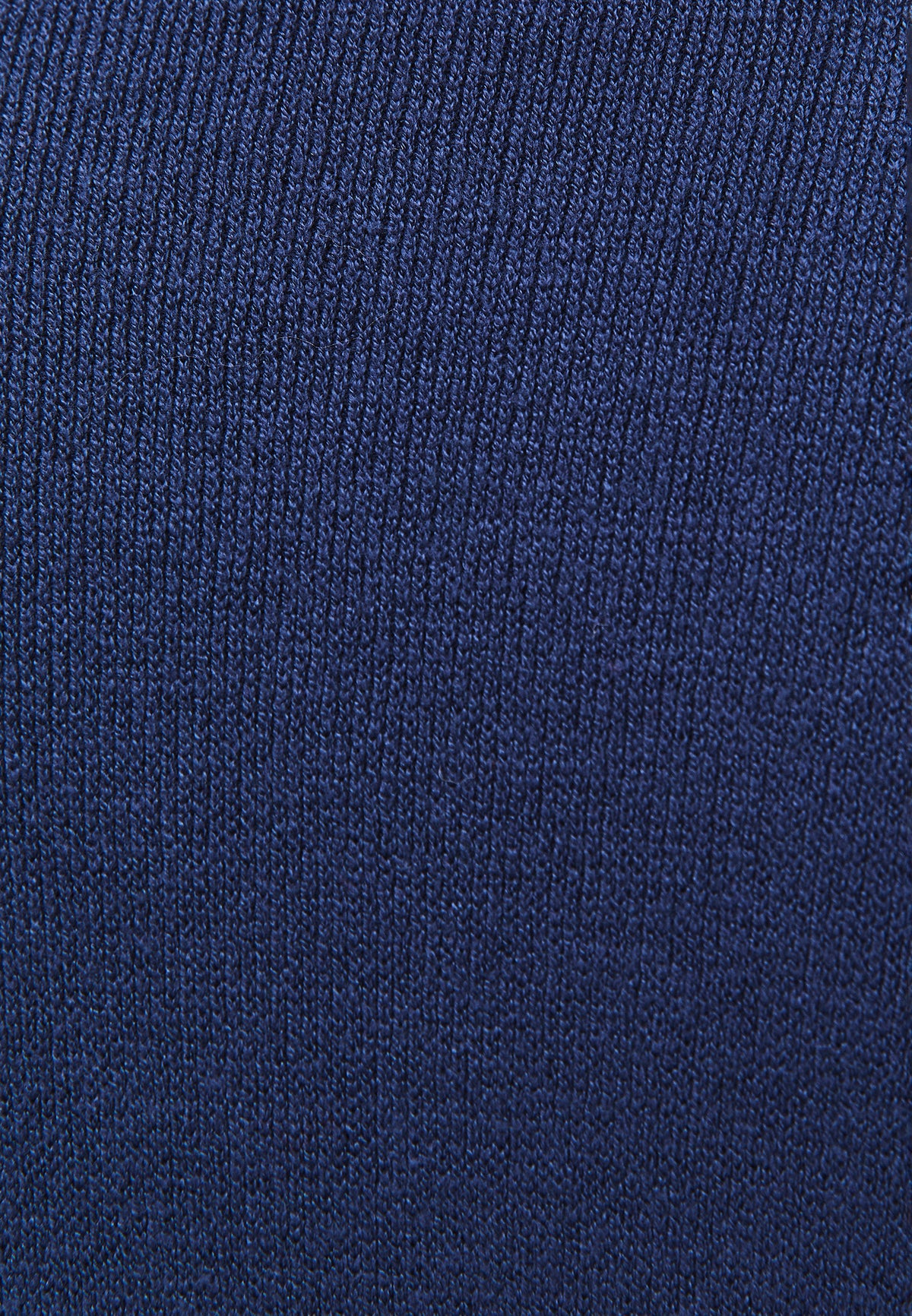 V-Neck Long Sleeve Cardigan - Navy Blue