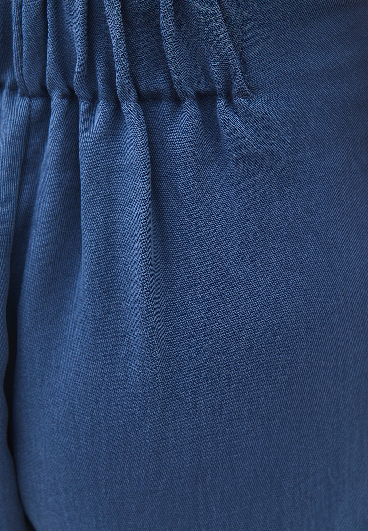 Pleated Ultra High Waist Wide Leg Pants - ENSIGN BLUE