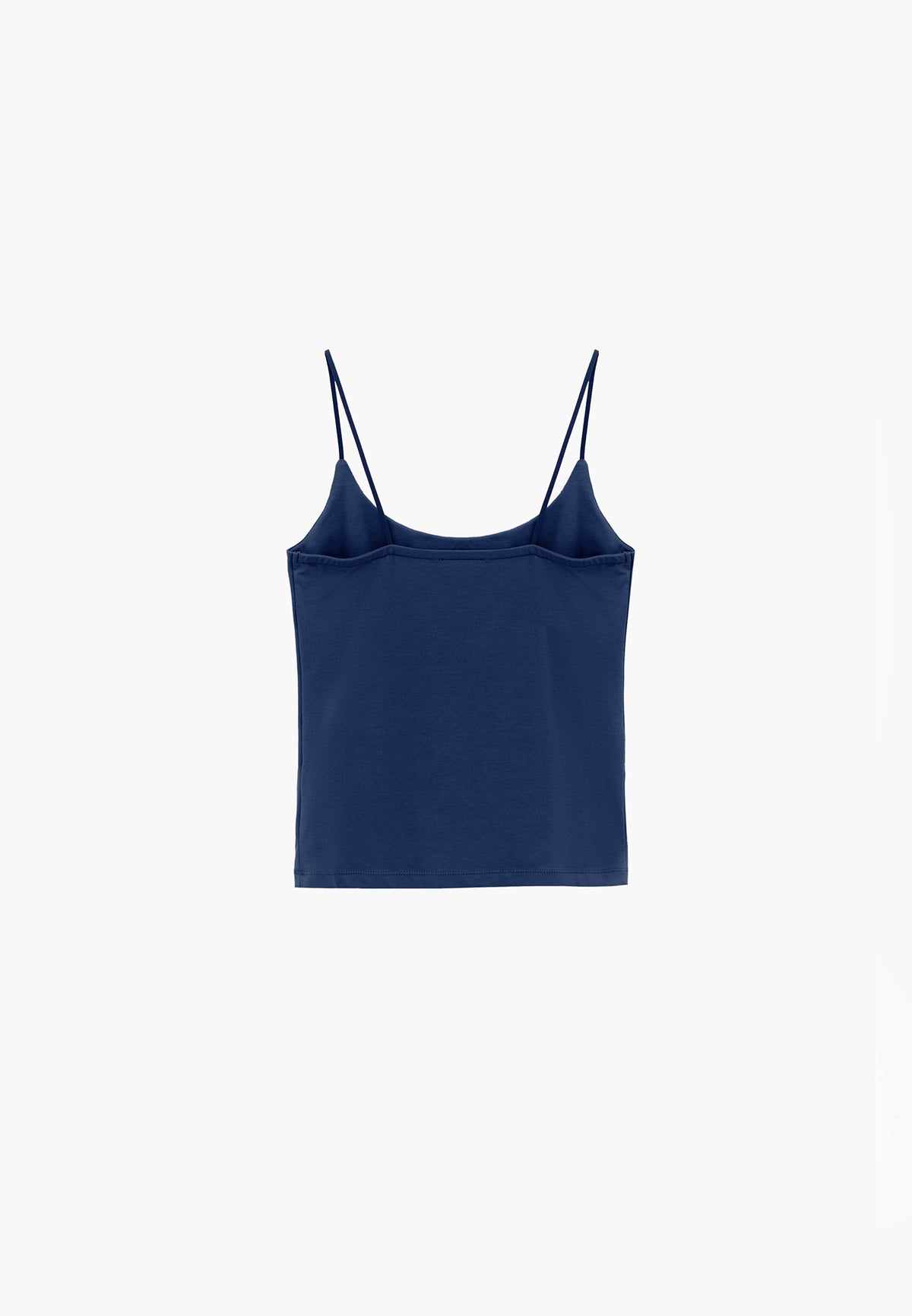 Bodycon Tank Top U Neck - ENSIGN BLUE