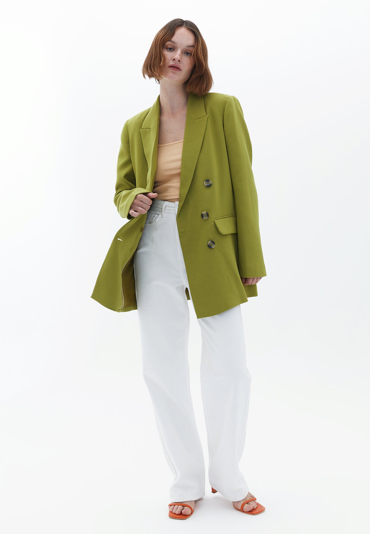 BOYFRIEND LOOSE JACKET - EVERGREN SPRING