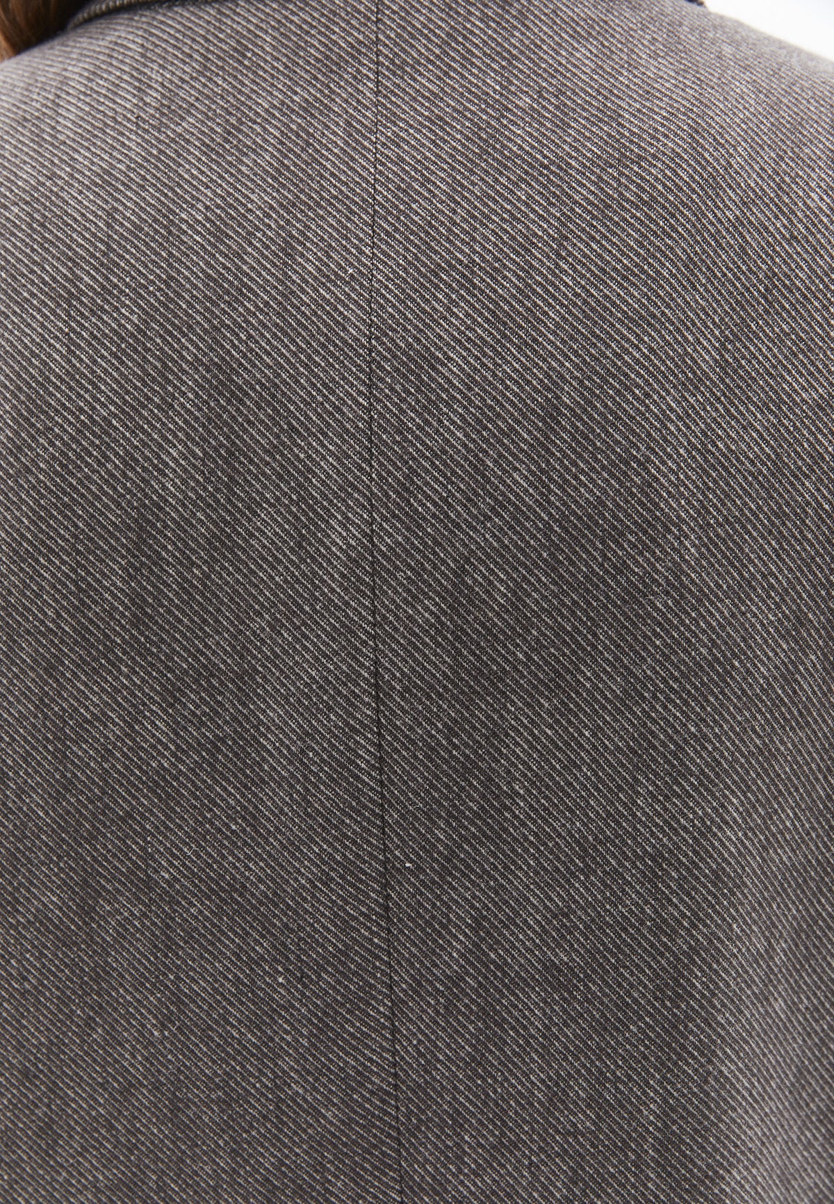 Oversize Blazer Jacket With Button Details - FALCON