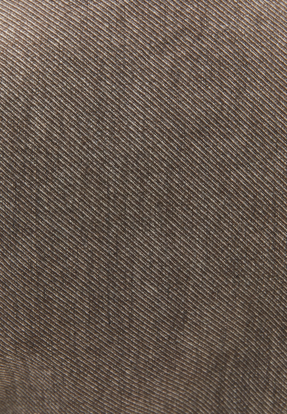 V Neck Wool Vest - Brown