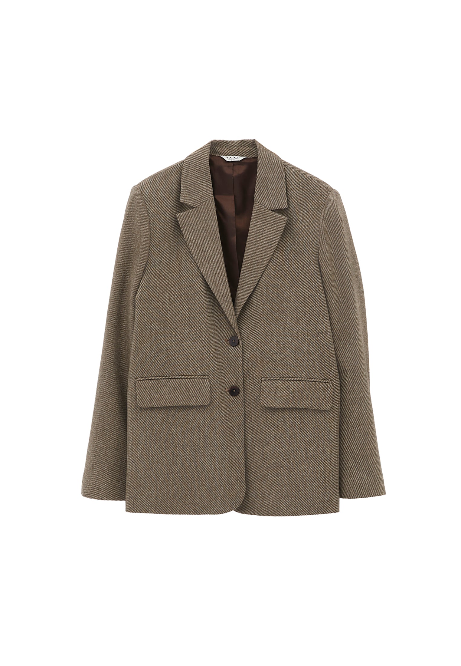 سترة بلايزر كبيرة الحجم بتفاصيل الأزرار - FALCON