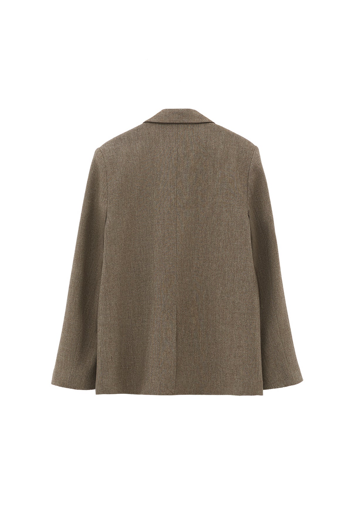 Oversize Blazer Jacket With Button Details - FALCON