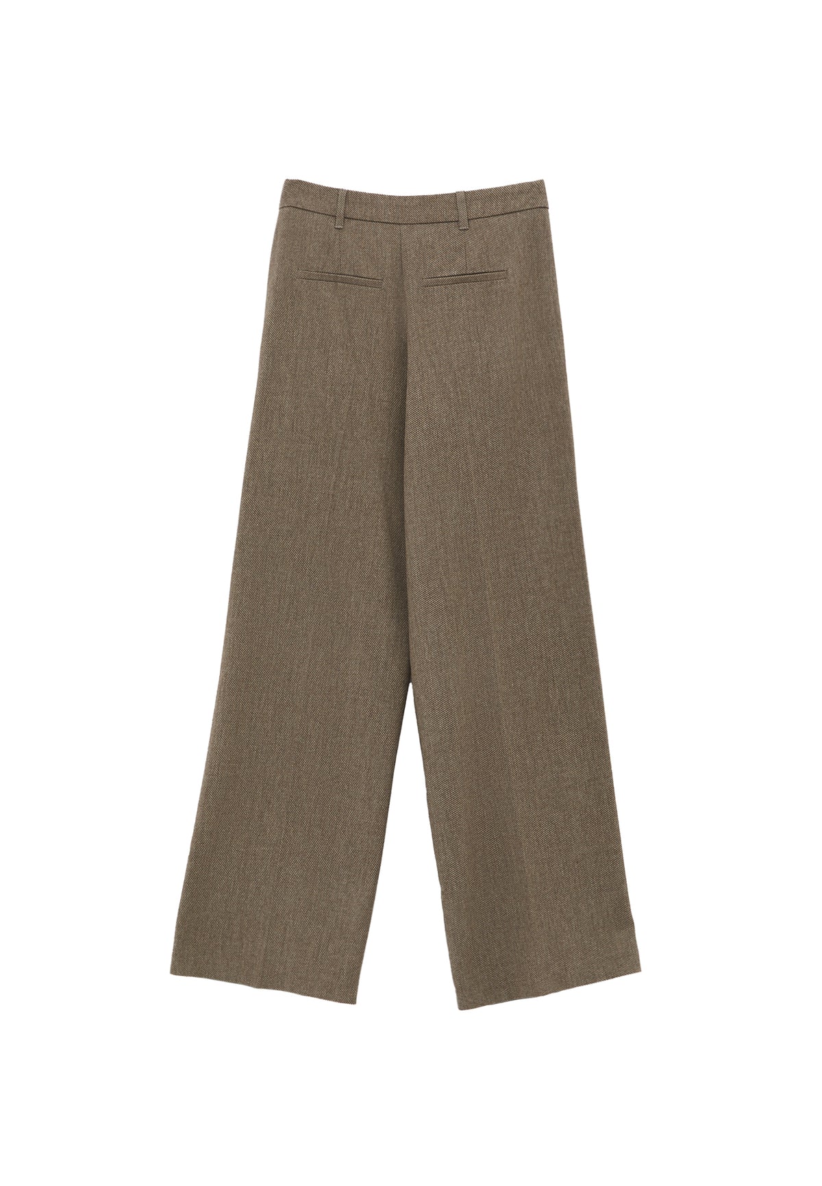 Pleated Wool Pants - FALCON