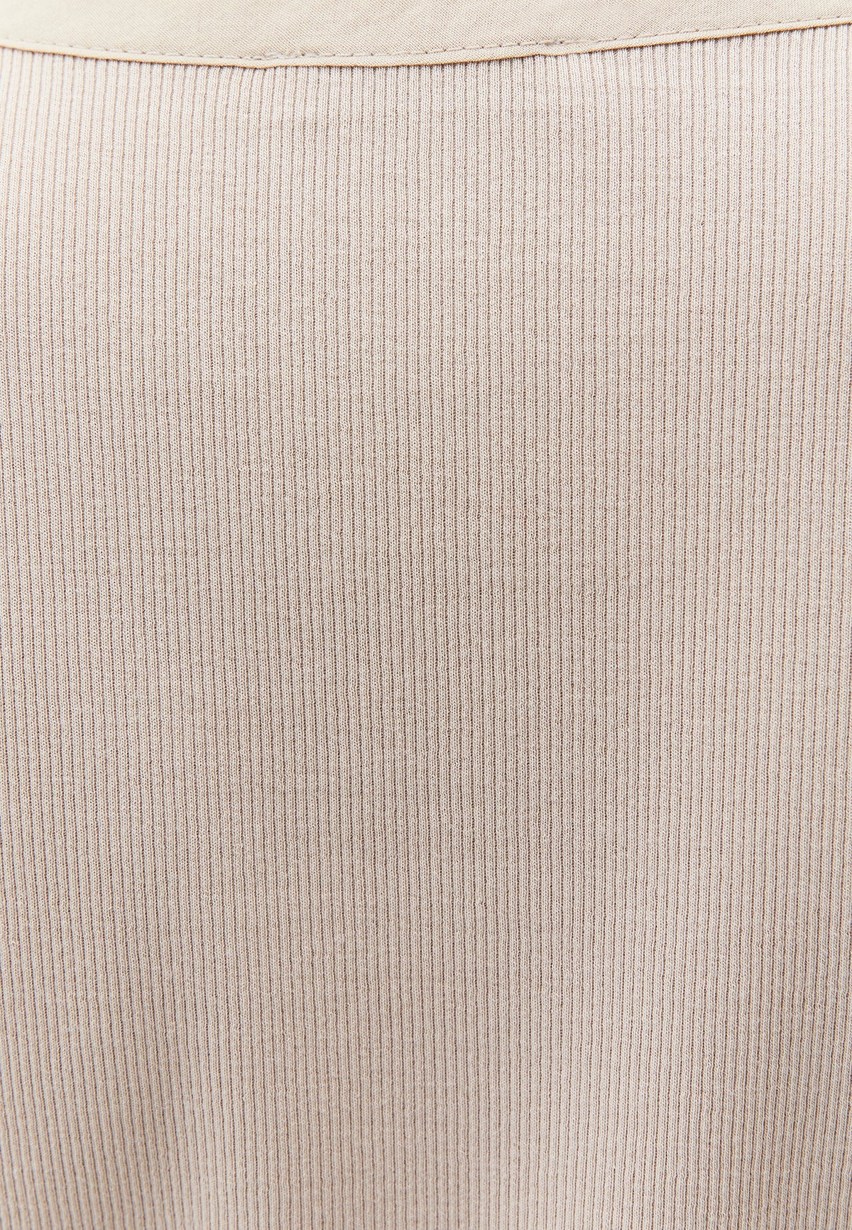 V Neck Slim Fit T-Shirt - FEATHER GRAY