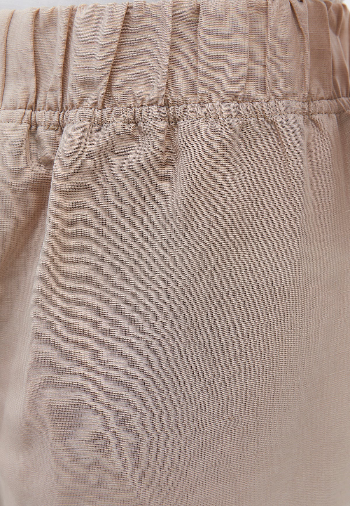 High Waist Carrot Leg Balloon Pants - FEATHER GRAY