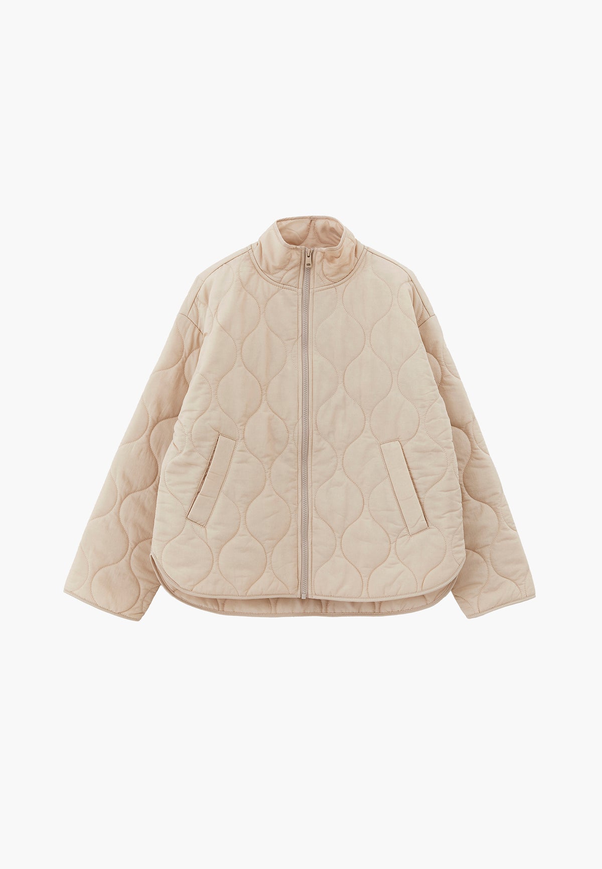 Jacket With Pocket Details - Beige