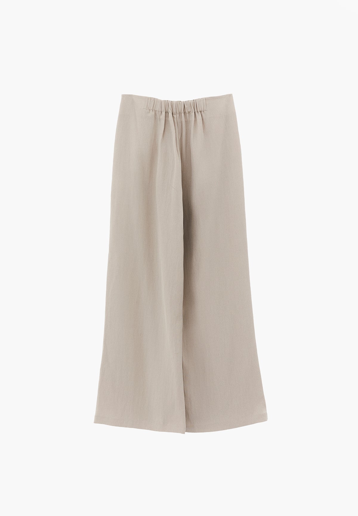 Pleated Ultra High Waist Wide Leg Pants - FEATHER GRAY