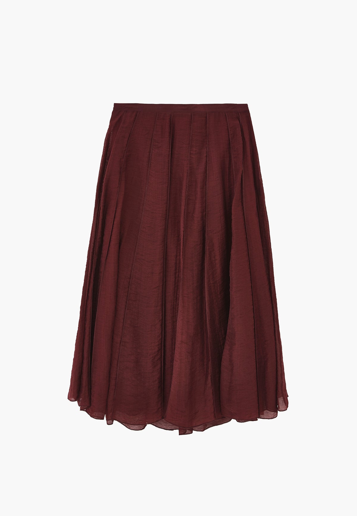 Flared Midi Skirt - FIG