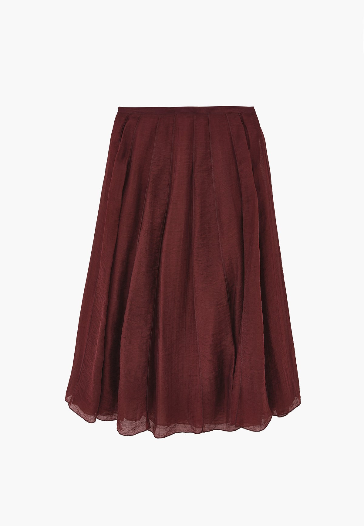 Flared Midi Skirt - FIG