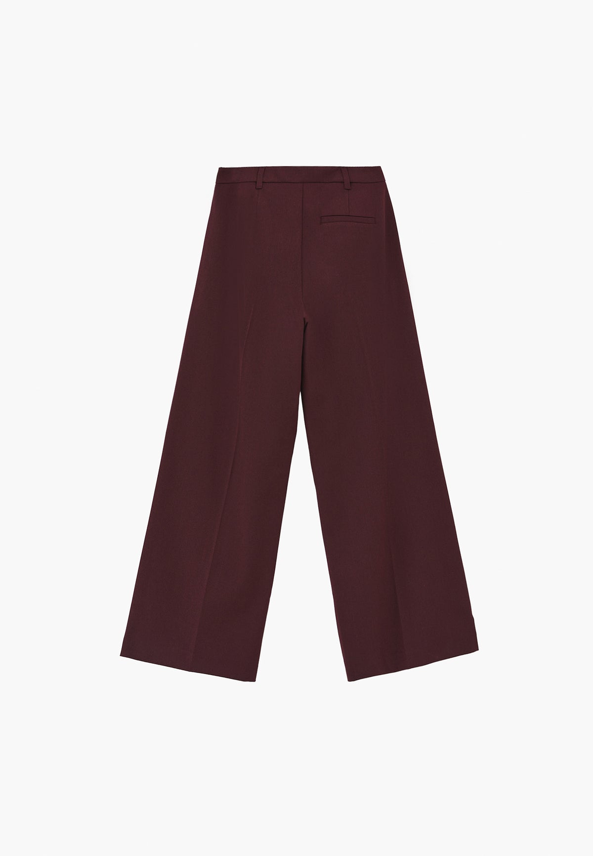 Pleated Wide Leg Pants - Purple