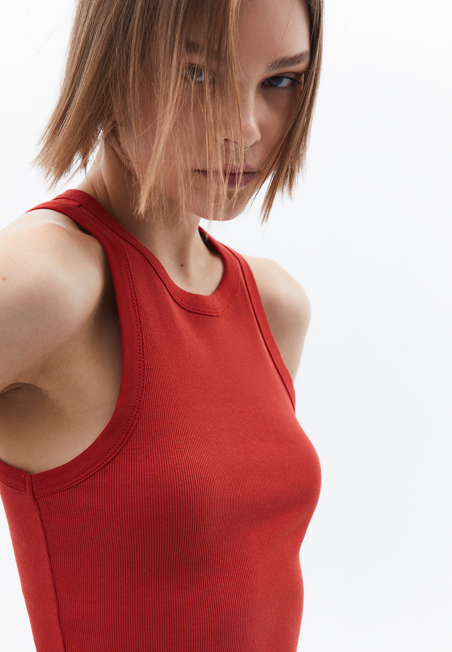 Sleeveless V Neck Tank Top - FIRE WHIRL