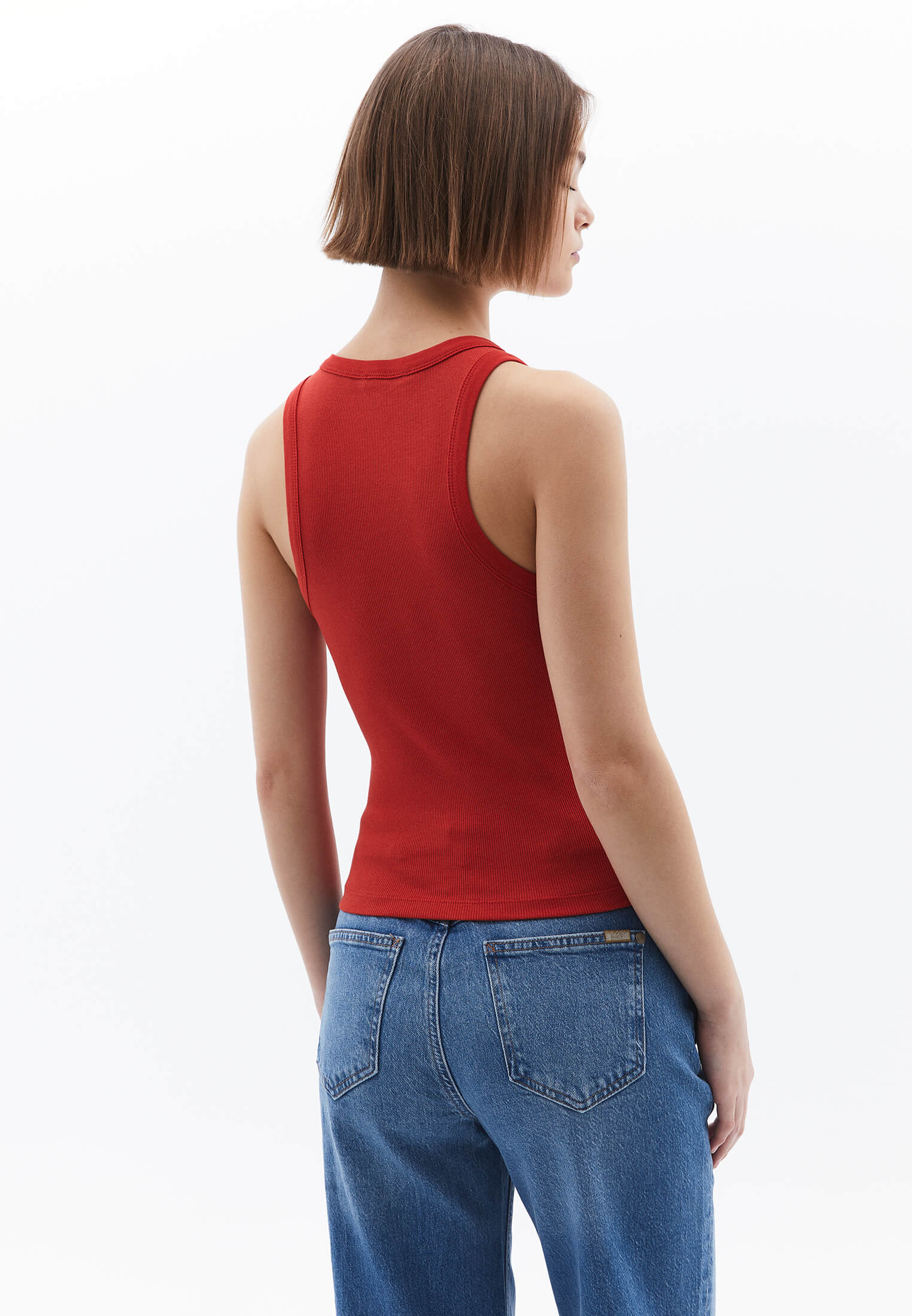Sleeveless V Neck Tank Top - FIRE WHIRL