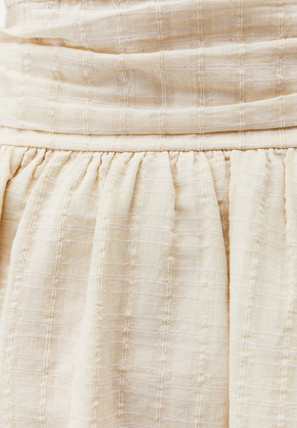 Sleeveless Dress In A-Line With Plaid Pattern - FLAN