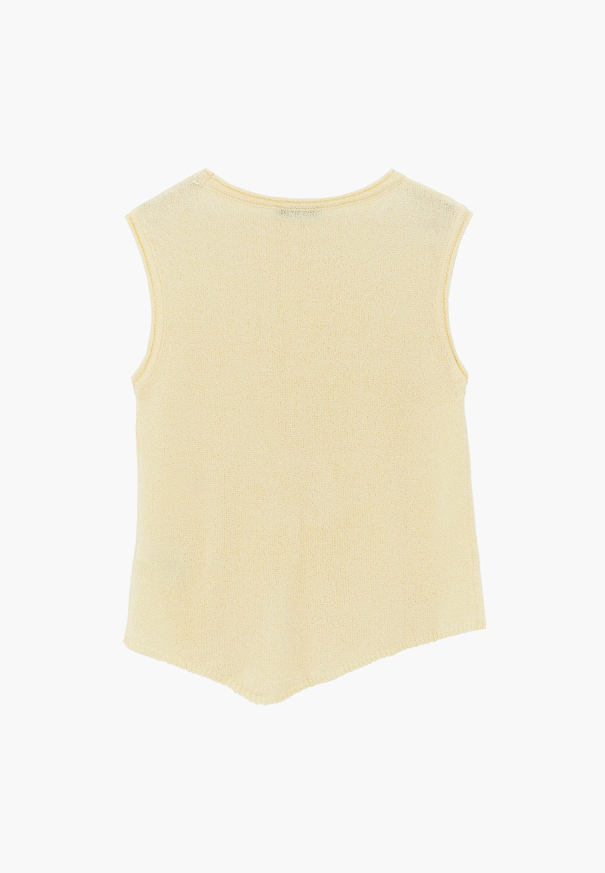 Asymmetric Tunic Knit Tank - FLAN