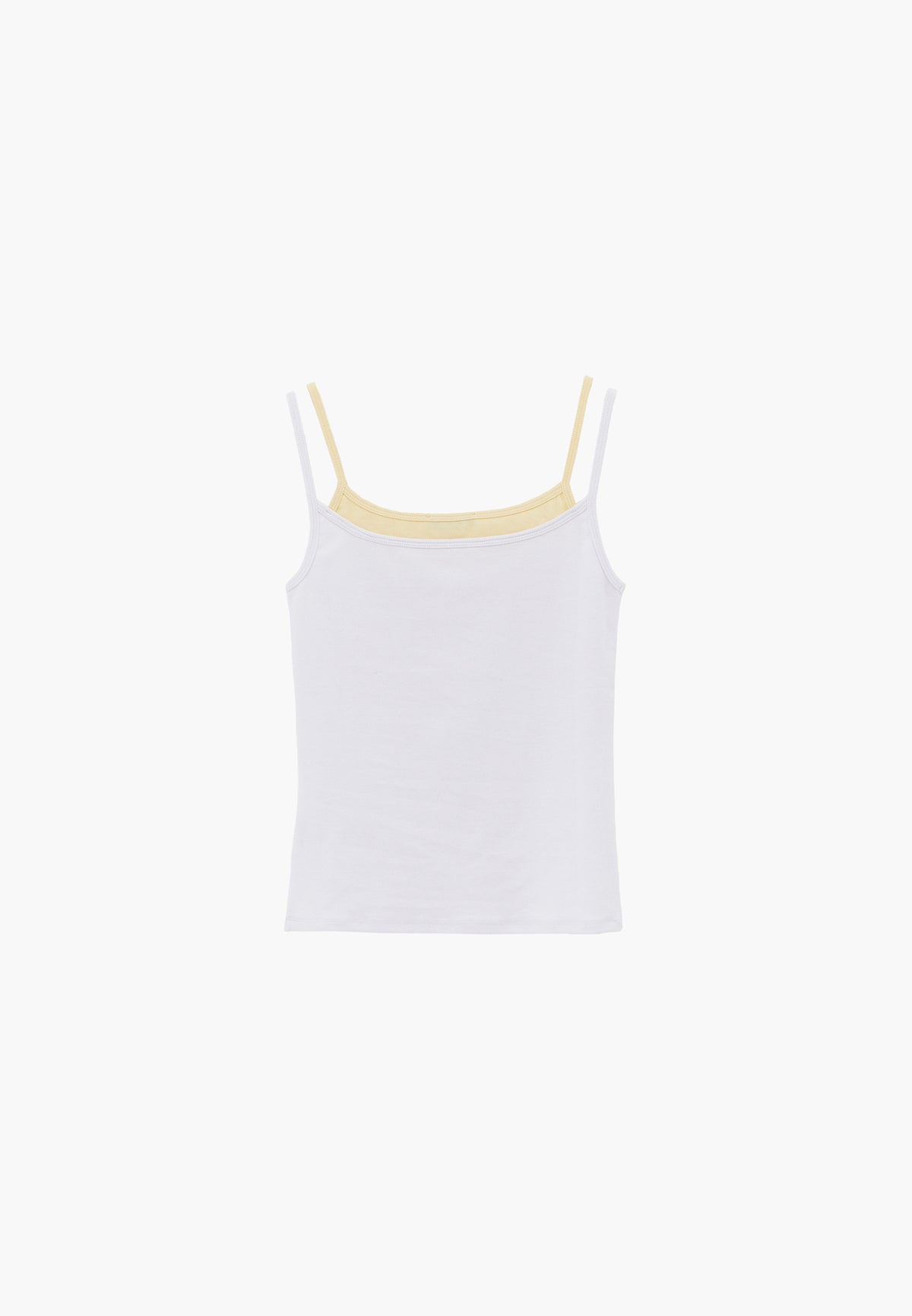 U Neck Bodycon Tank Top - Mix Color