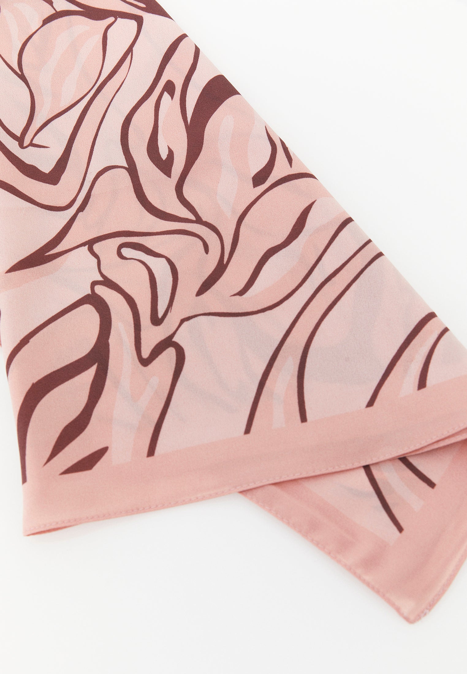 Patterned Scarf - FLOWER COMB