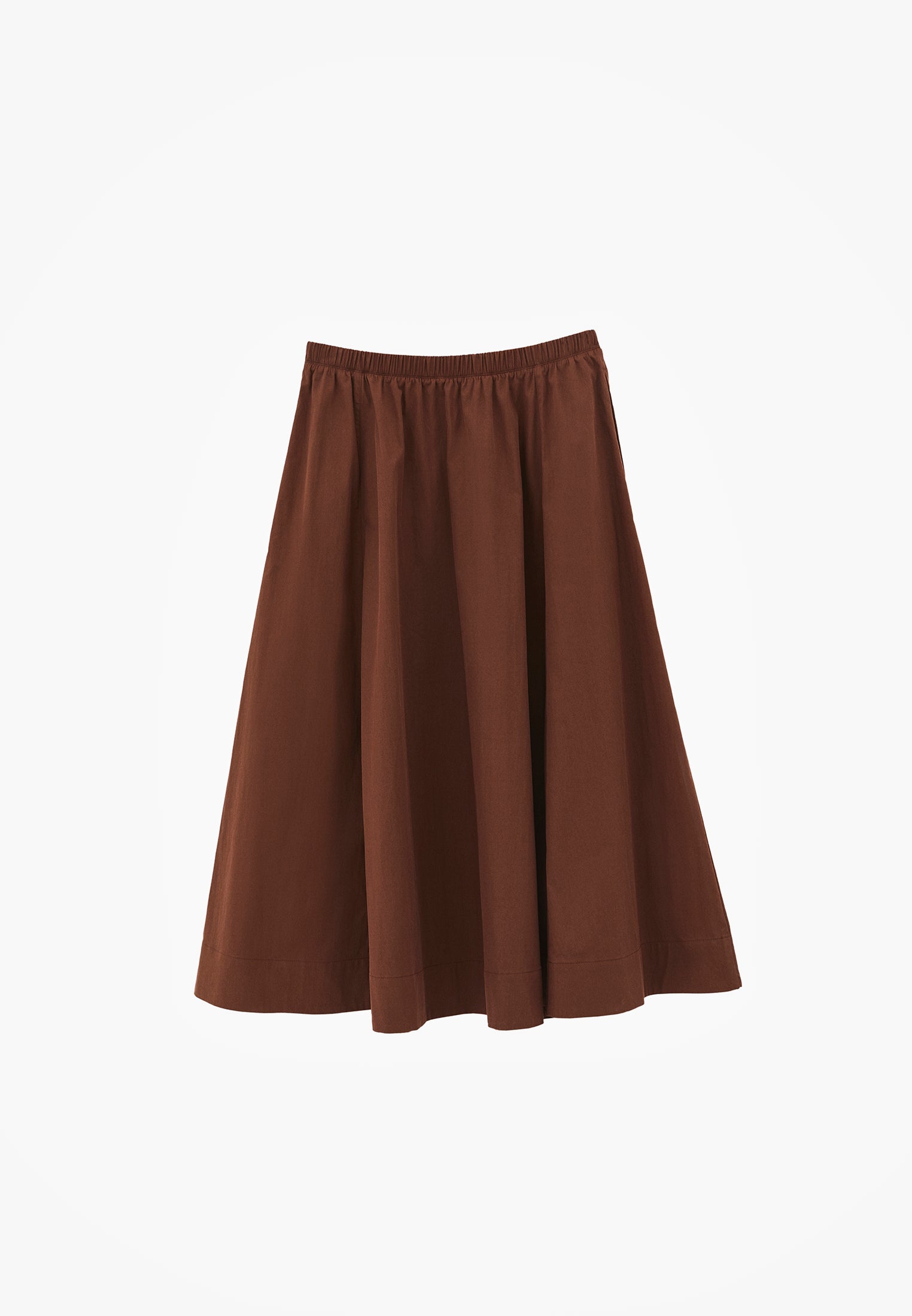 High Waist Flared Skirt - FONDUE FUDGE