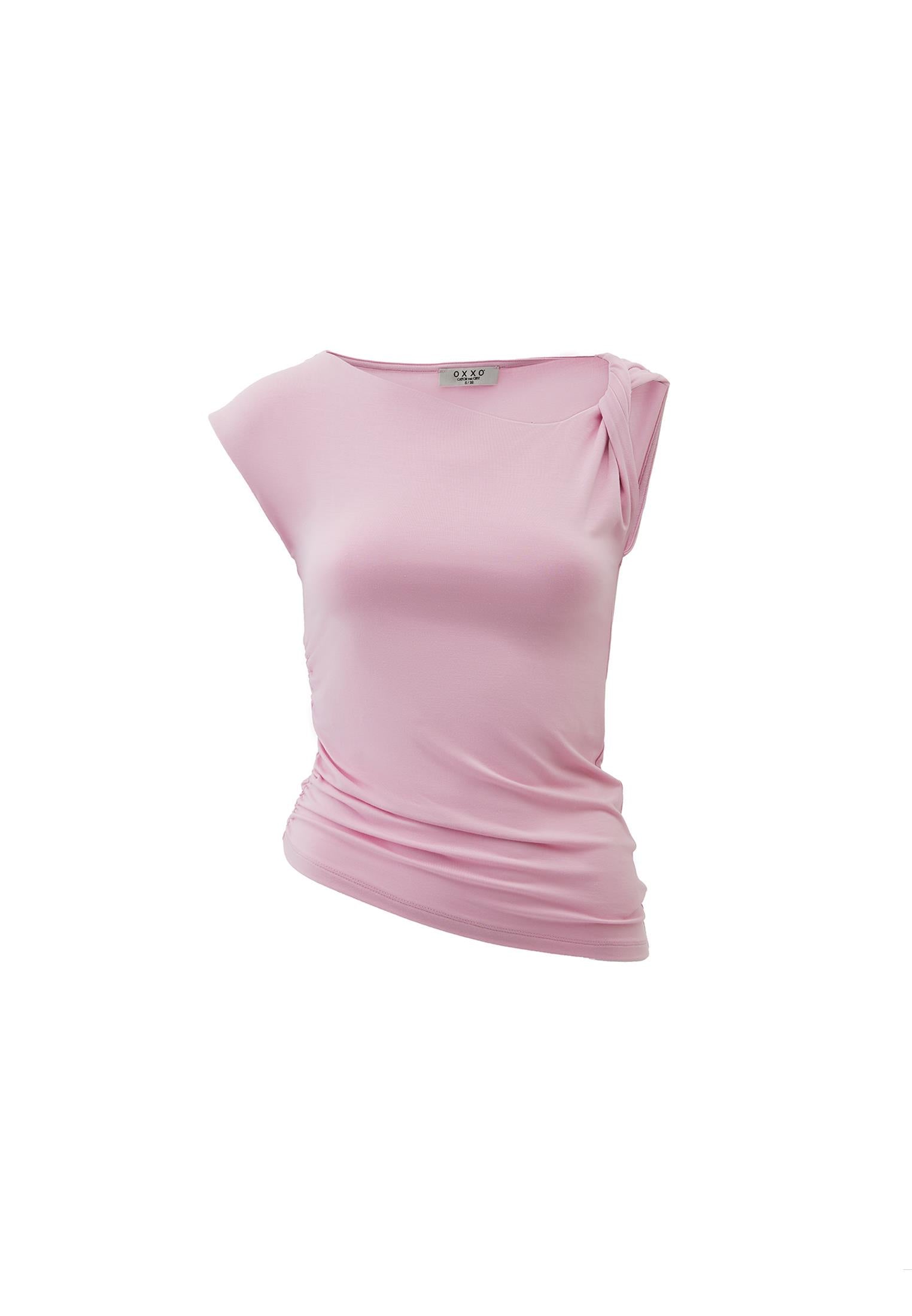 Asymmetric Blouse - FRAGRANT LILAC