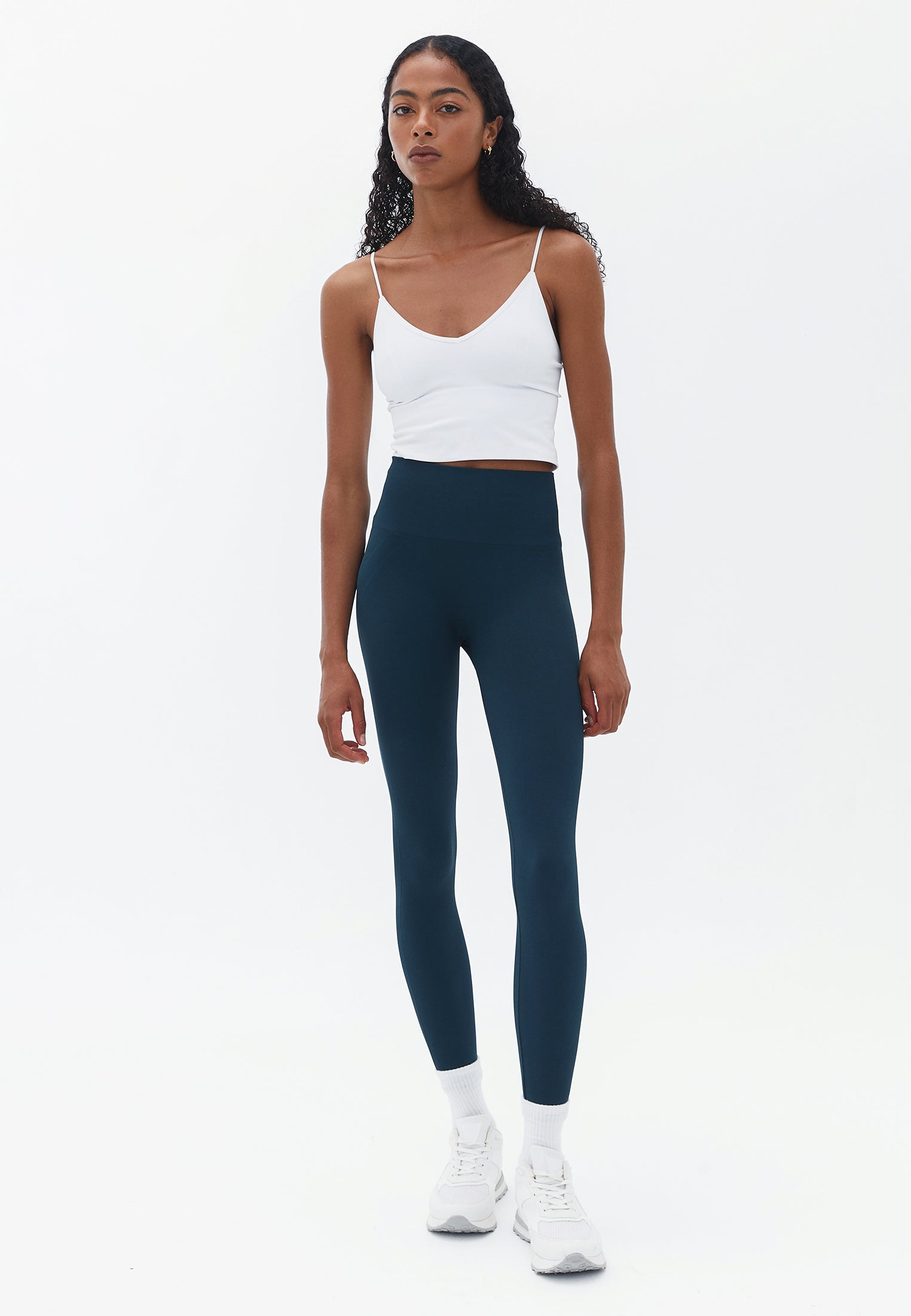 High waist ankle leggings - GREEN GABLES