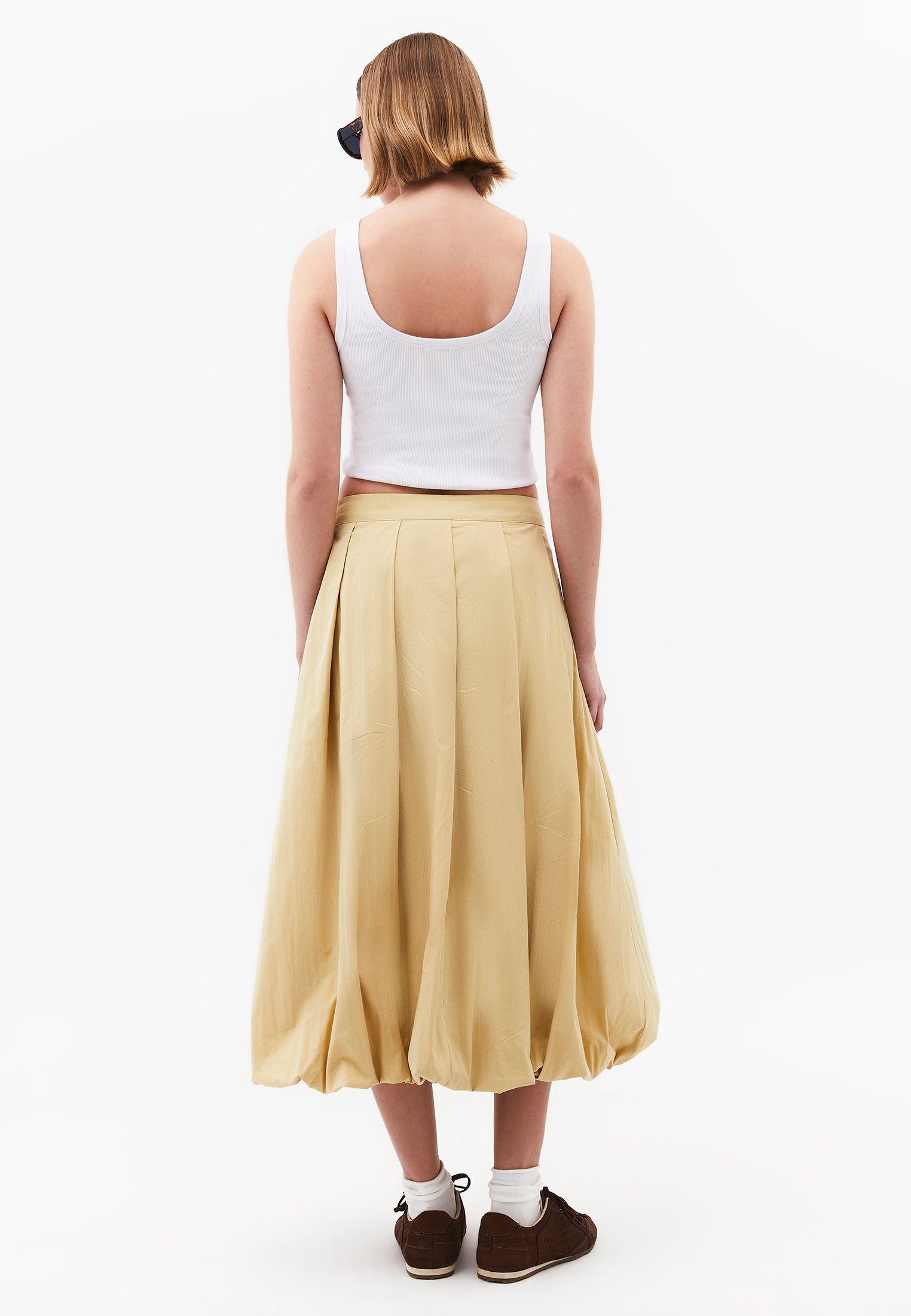 Balloon Form Long Skirt - HEMP