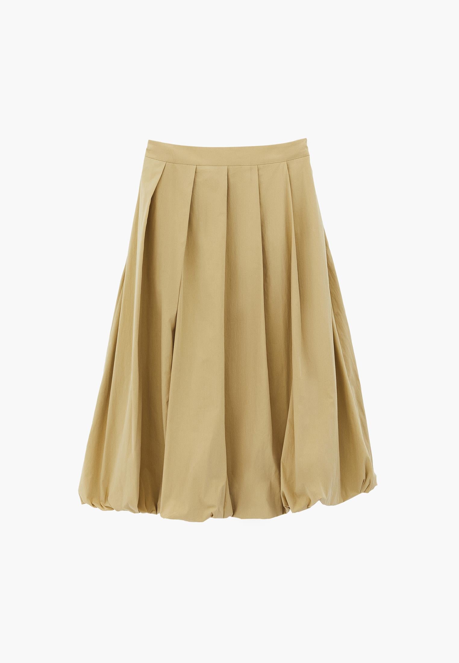 Balloon Form Long Skirt - HEMP
