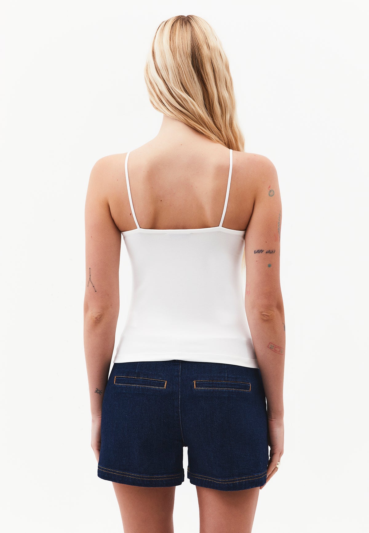 Bodycon Tank Top U Neck - ICE MILK