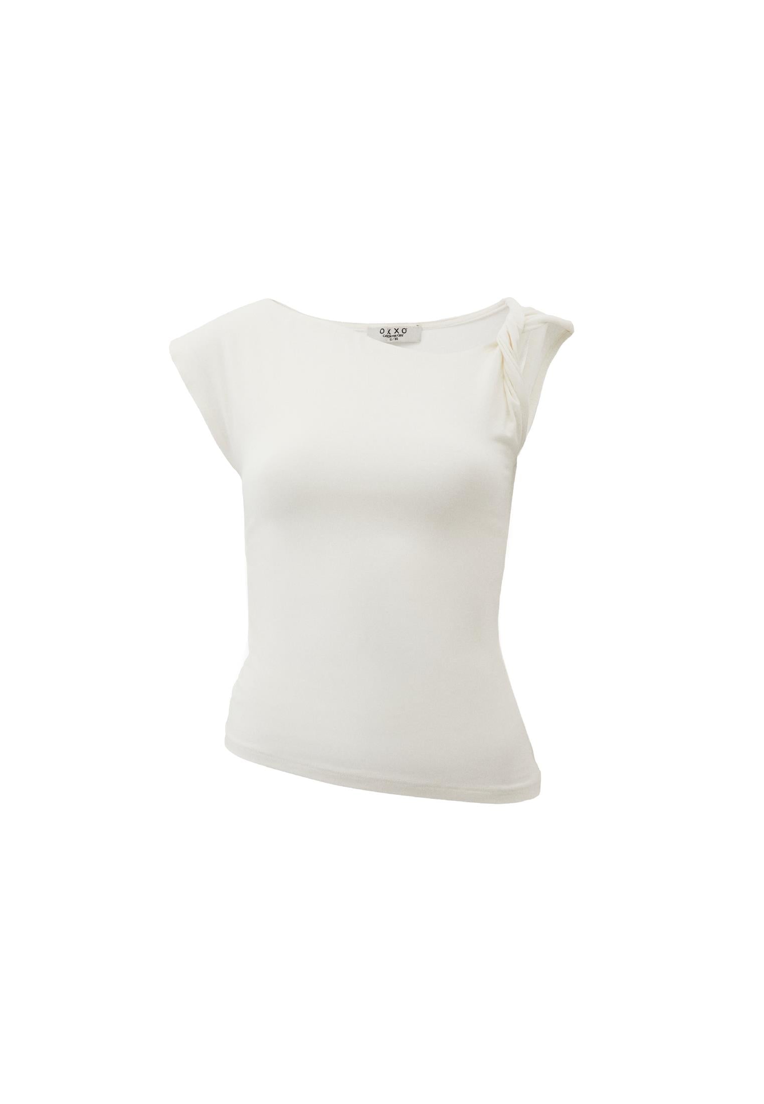 Asymmetric Blouse - ICE MILK