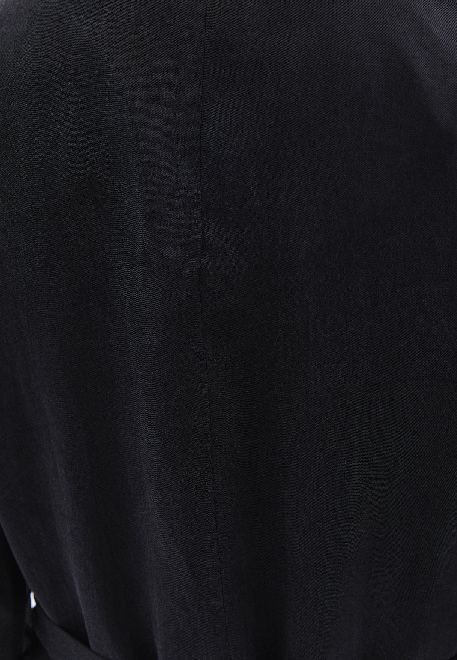 Tie waist blazer jacket - JET BLACK