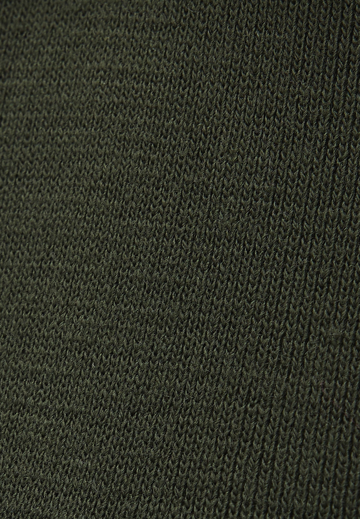 Polo collar jacquard cardigan - KOMBU GREEN