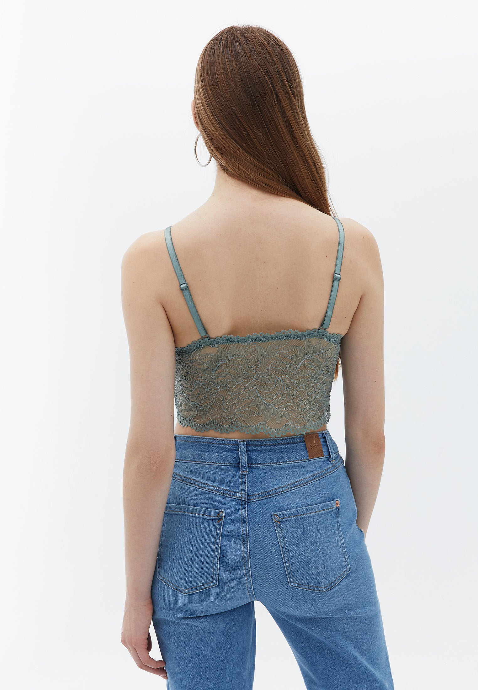 Lace detailed bralette - LAUREL WREATH