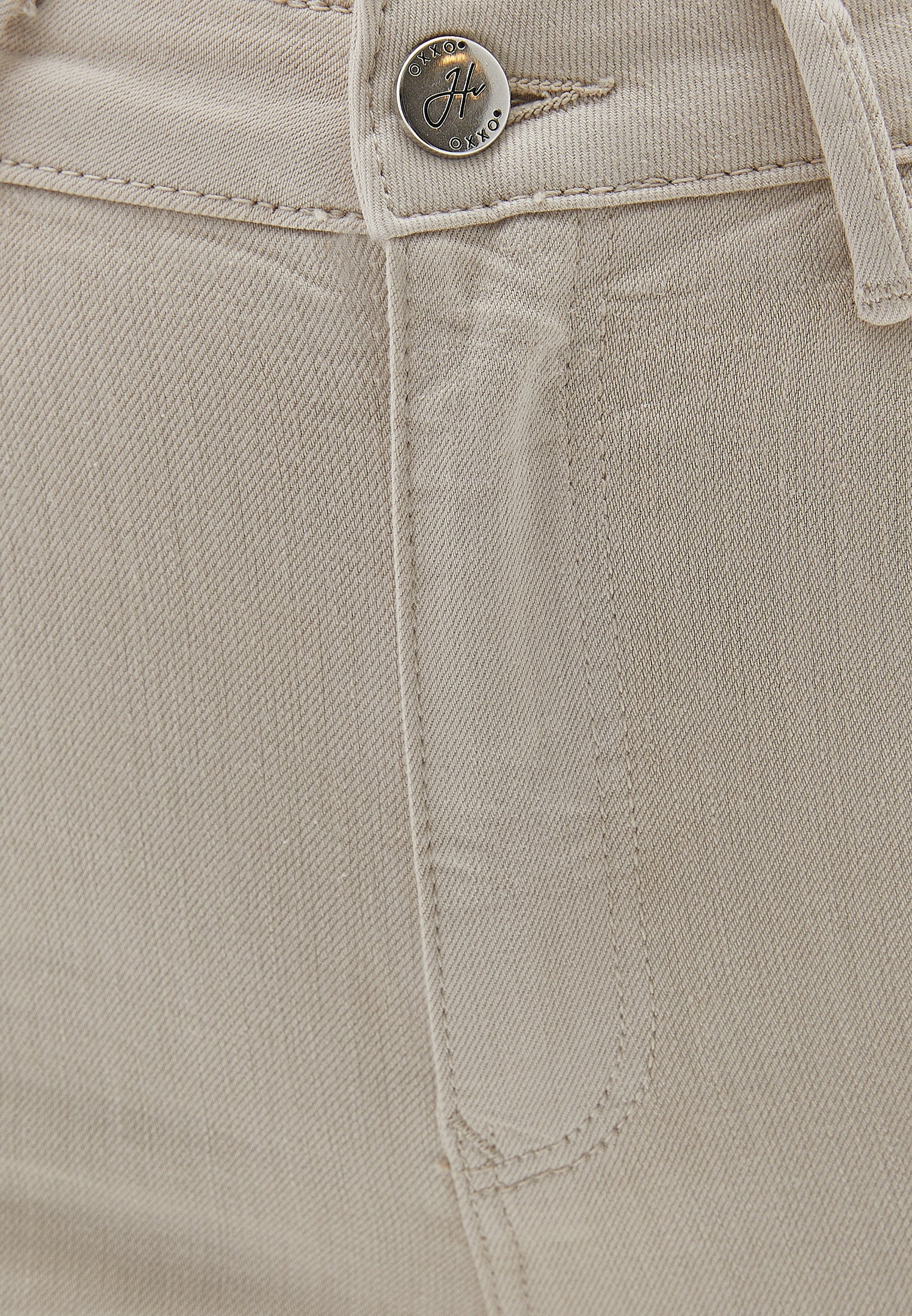 High waist skinny pants with modal content - LIGHT BEAN