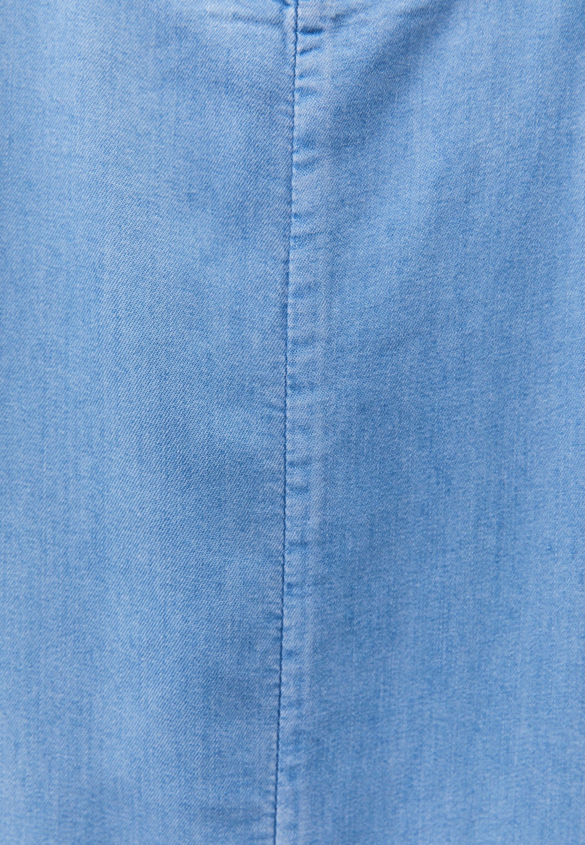 Midi Strappy A-Line Dress - LIGHT BLUE DENIM
