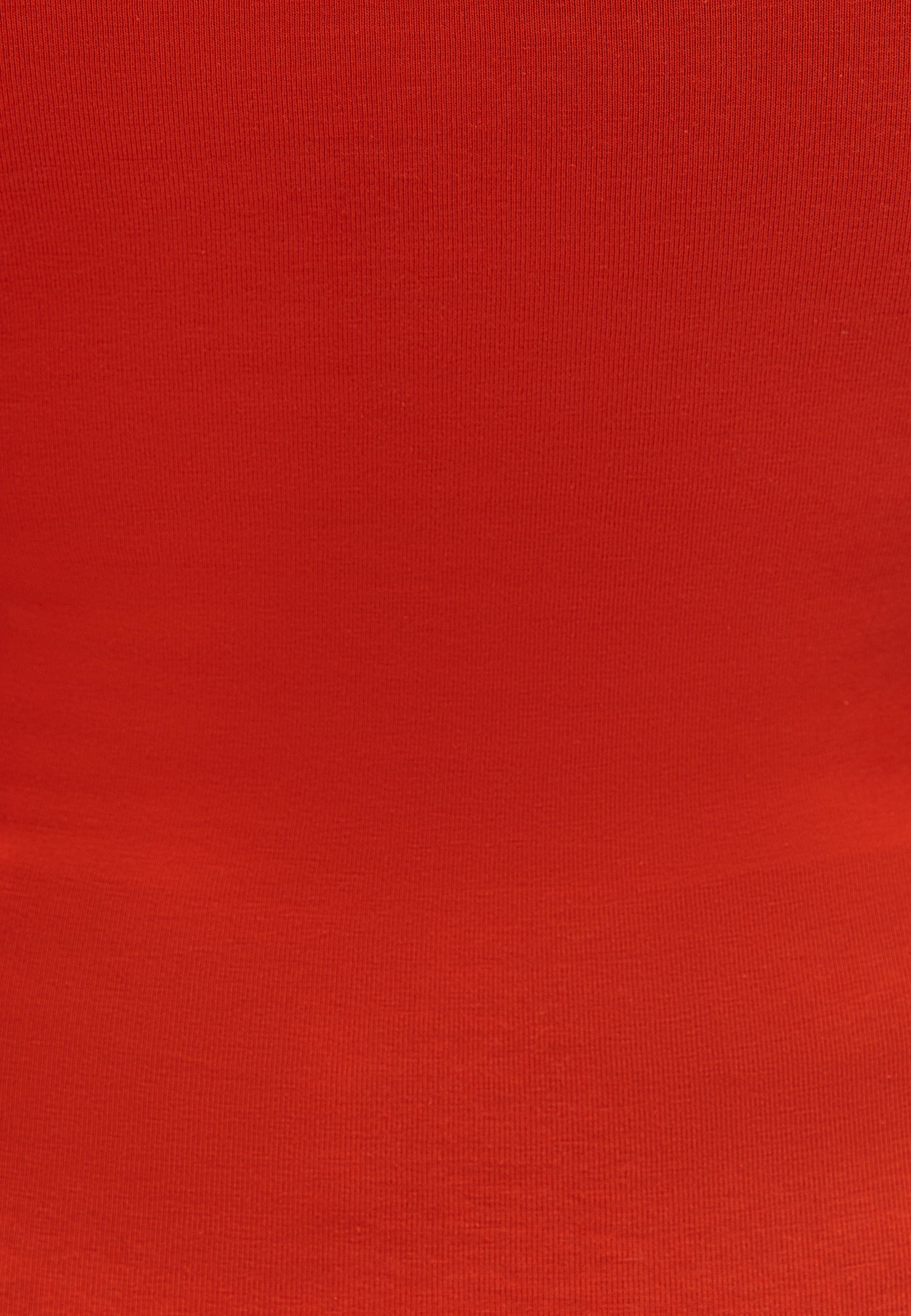 Square Neck Tank Top - MANDARIN RED