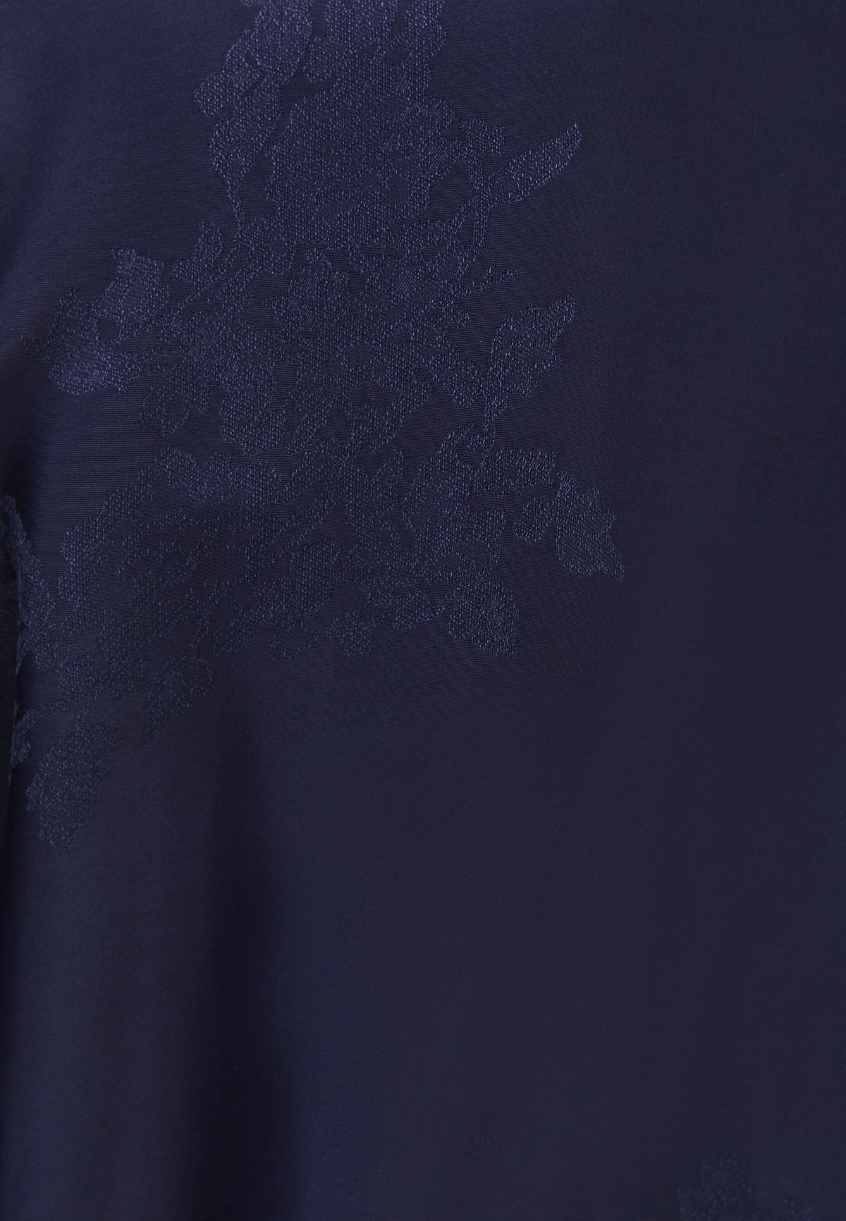 Long Dress with Batwing Sleeves and Buckle - MIDNIGHT